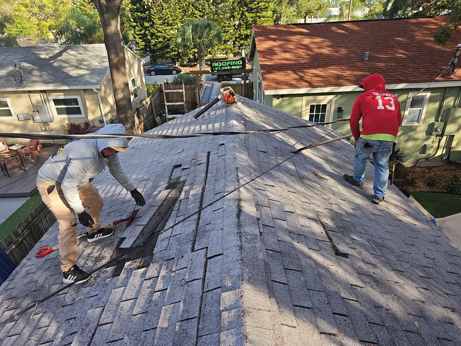 Project in St. Petersburg 33776 by Mitchell Roofing Company LLC 