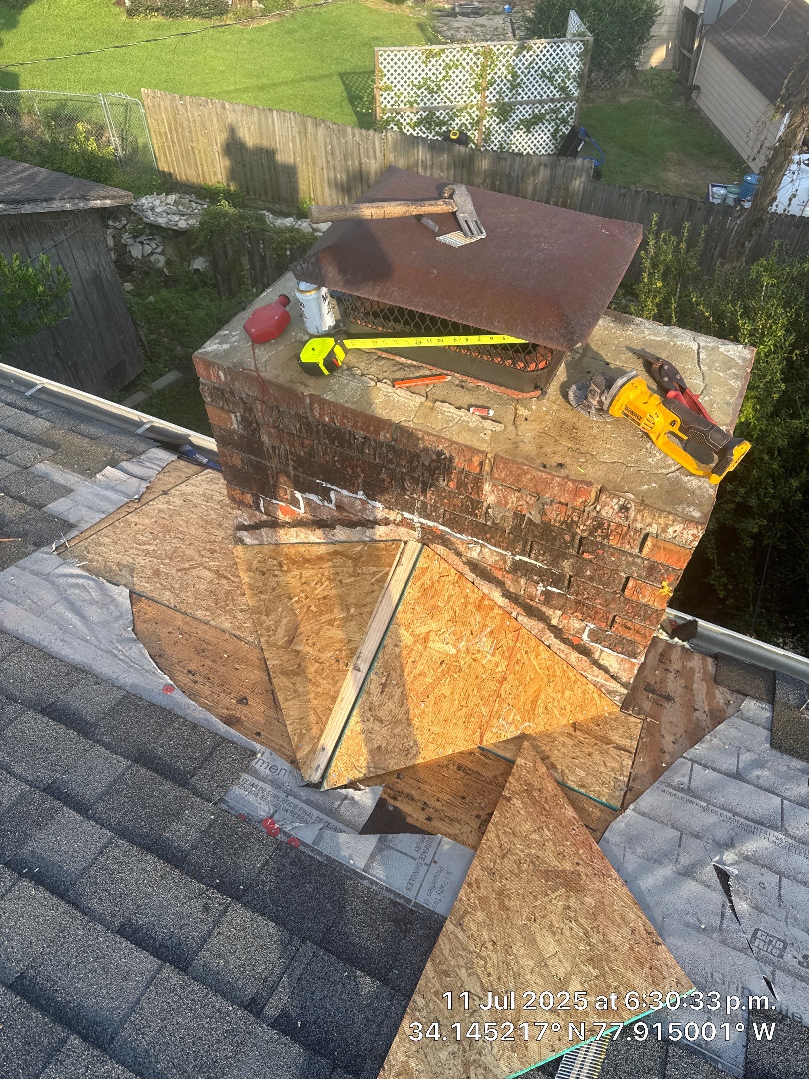 Chimney Repair in Wilmington NC by RGR Construction and Roofing, LLC