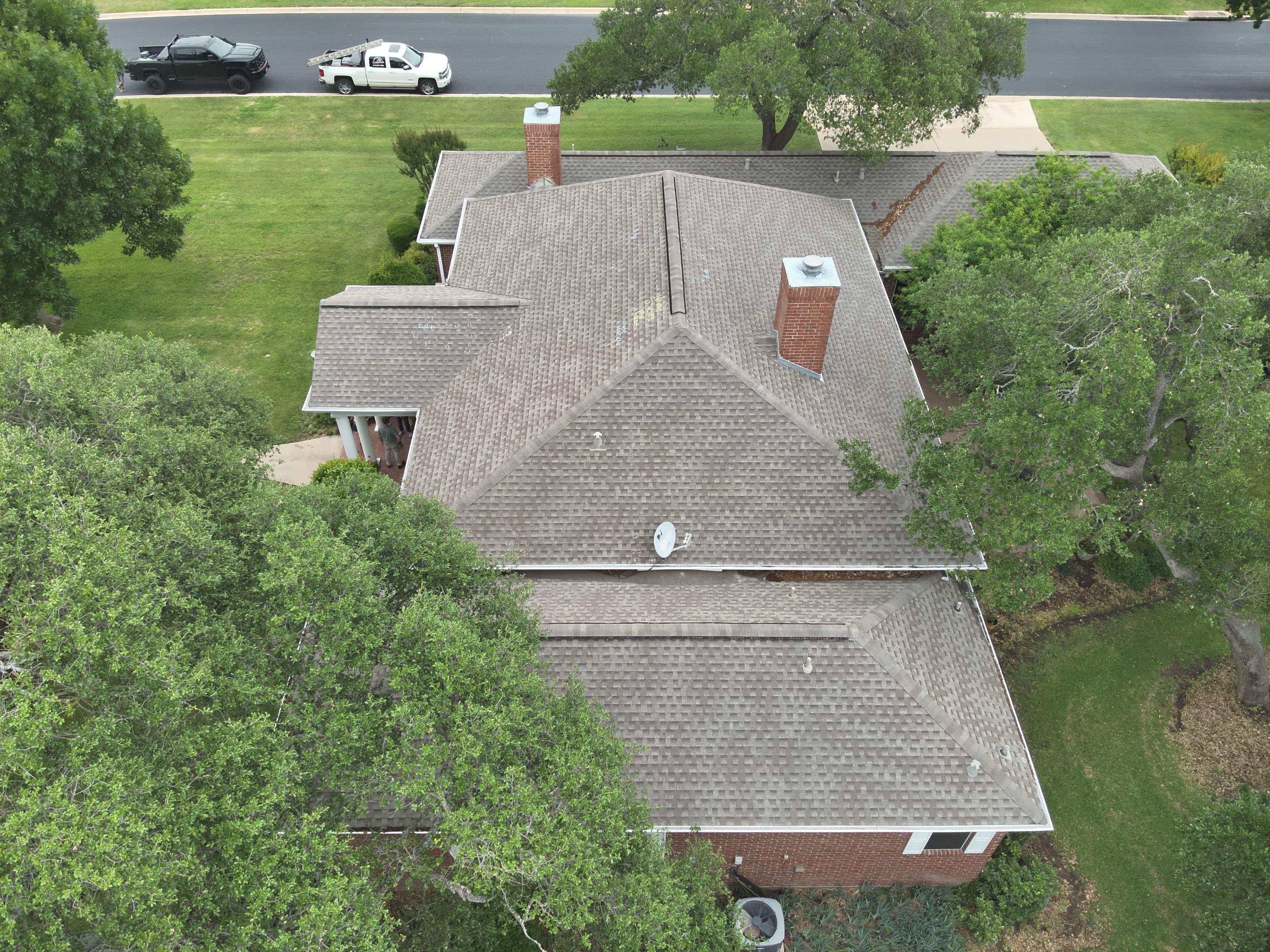 Residential Roof Replacement using GAF - HDZ - Weathered Wood by Action Exteriors