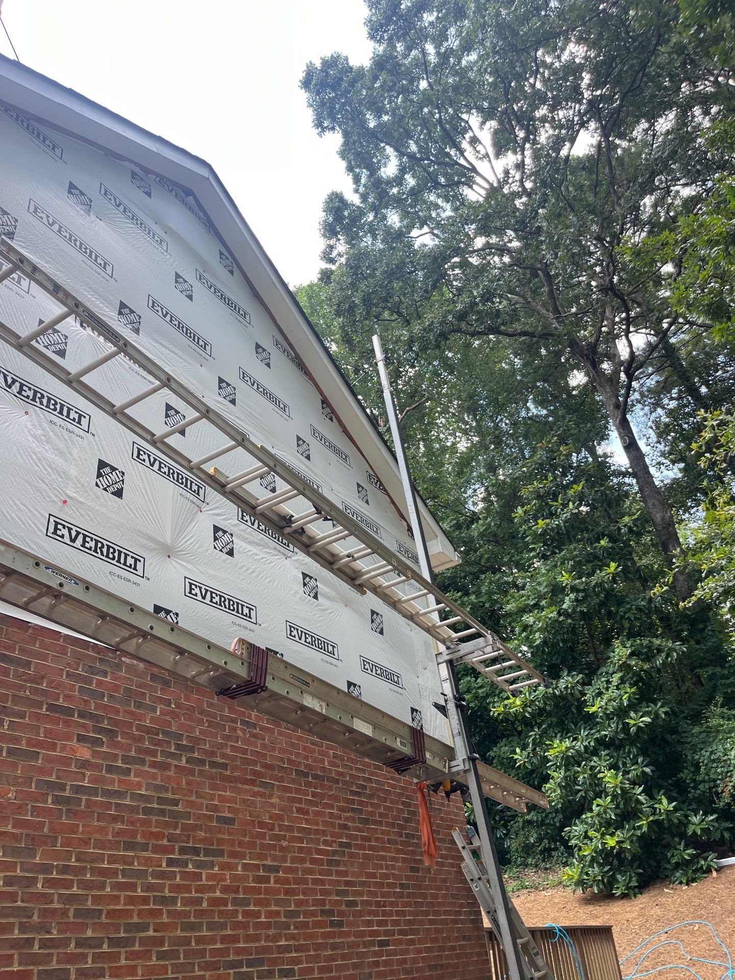 James Hardie Siding Installation, Rotten Wood Replacement, Porch Repairs, and Deck Resurfacing in Smyrna, GA by Nelson Exteriors 