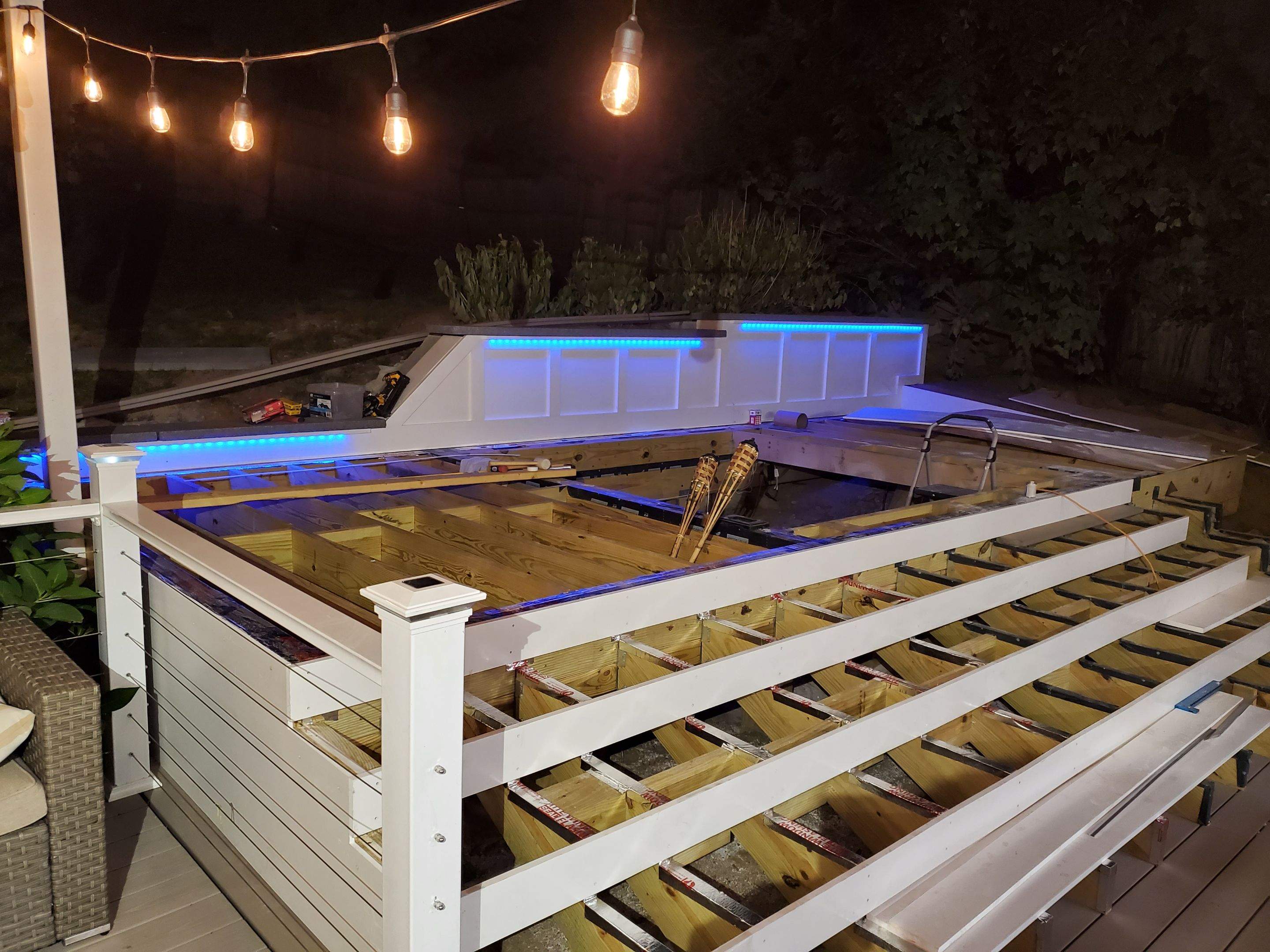 Porch/Deck Construction using AZEK by UBrothers Construction