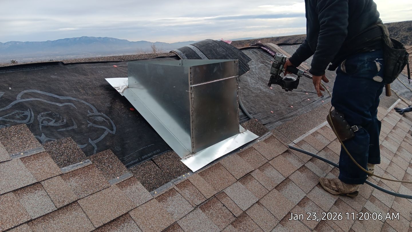 Northwest Albuquerque Residential Shingle Replacement and Gutter Repair by Doyle Roof Masters Inc