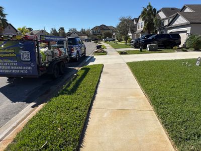 Comprehensive Concrete and Vinyl Fence Cleaning in Willow Walk Community, Palmetto, FL