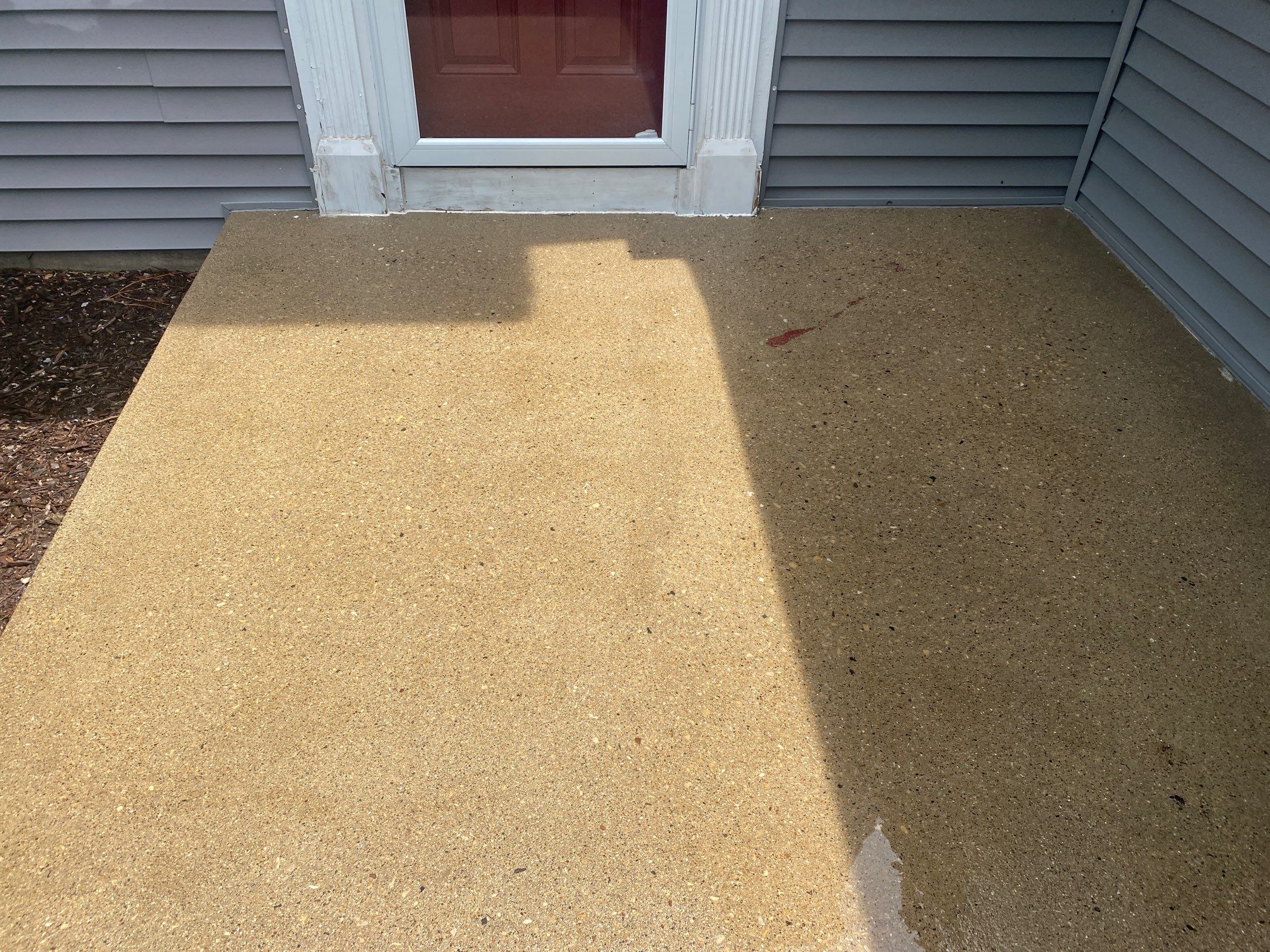 House wash and concrete cleaning by Shulla Exterior Cleaning