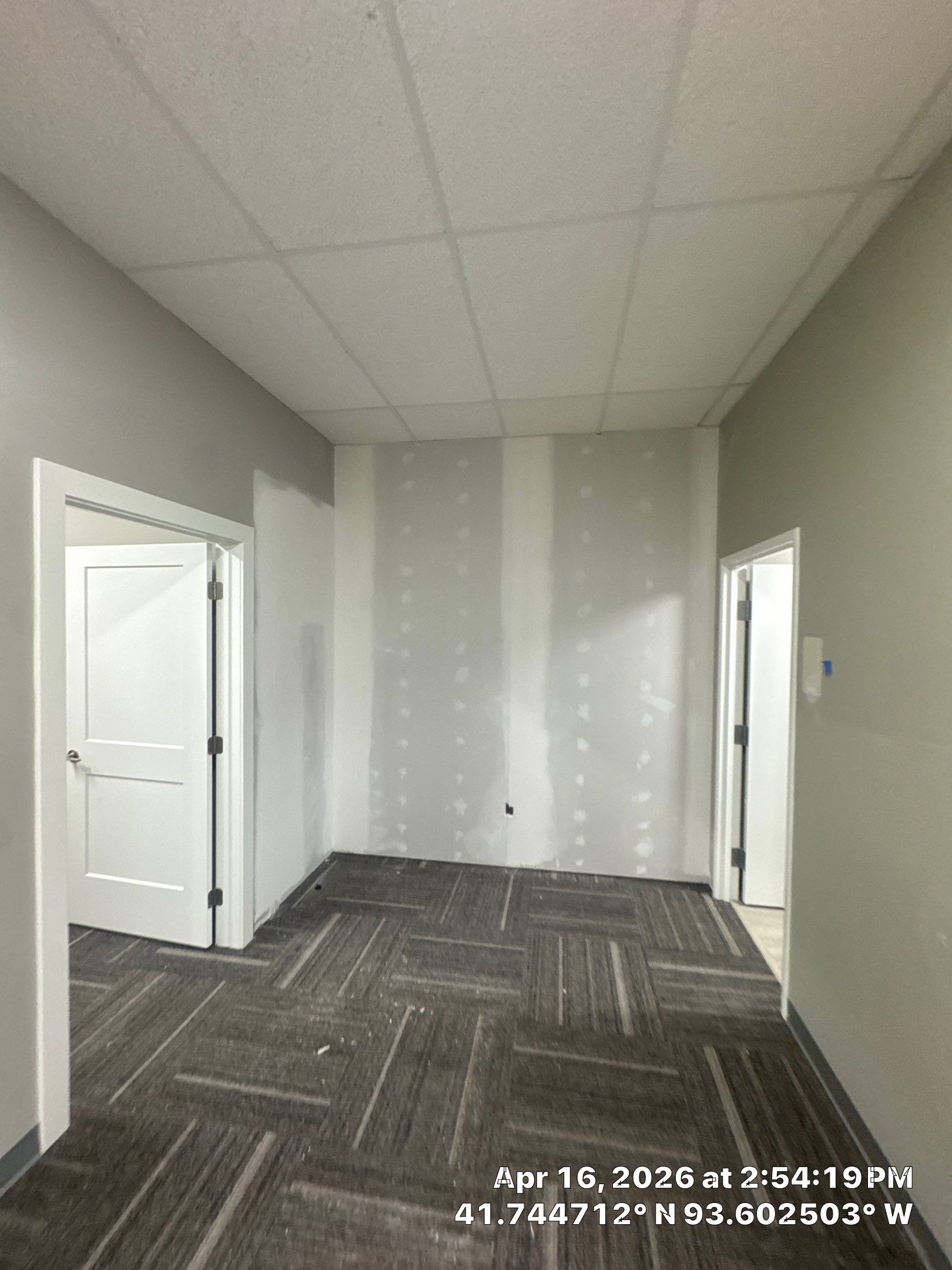 Commercial Interior Touchup after drywall work completed by Midwest Paint LLC
