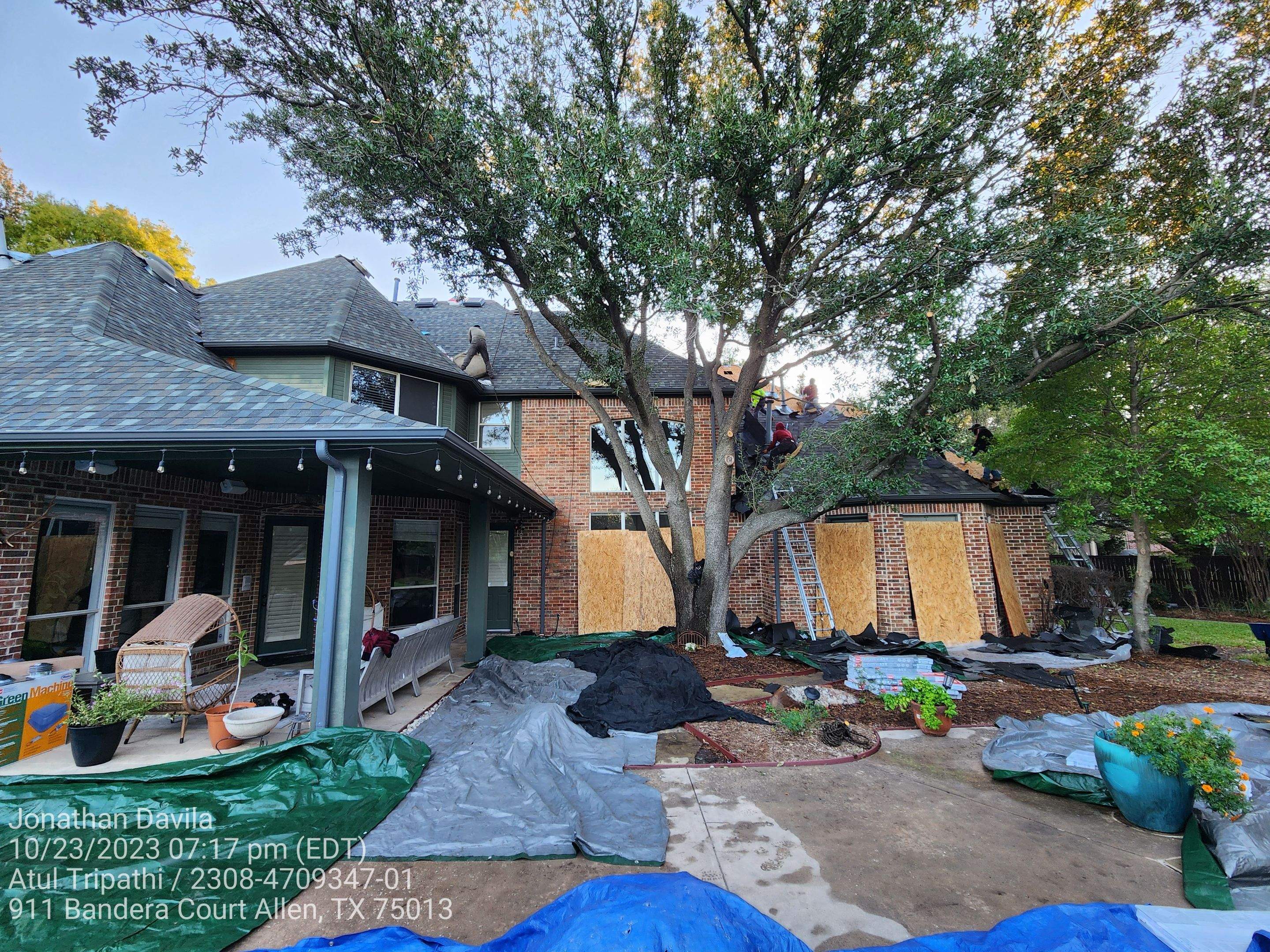 Project in Allen by Zeus Exteriors