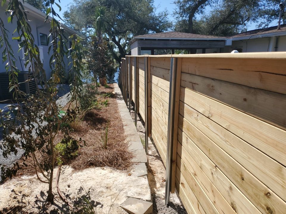 Custom Horizontal Fence  by Hip Square Fence Inc.
