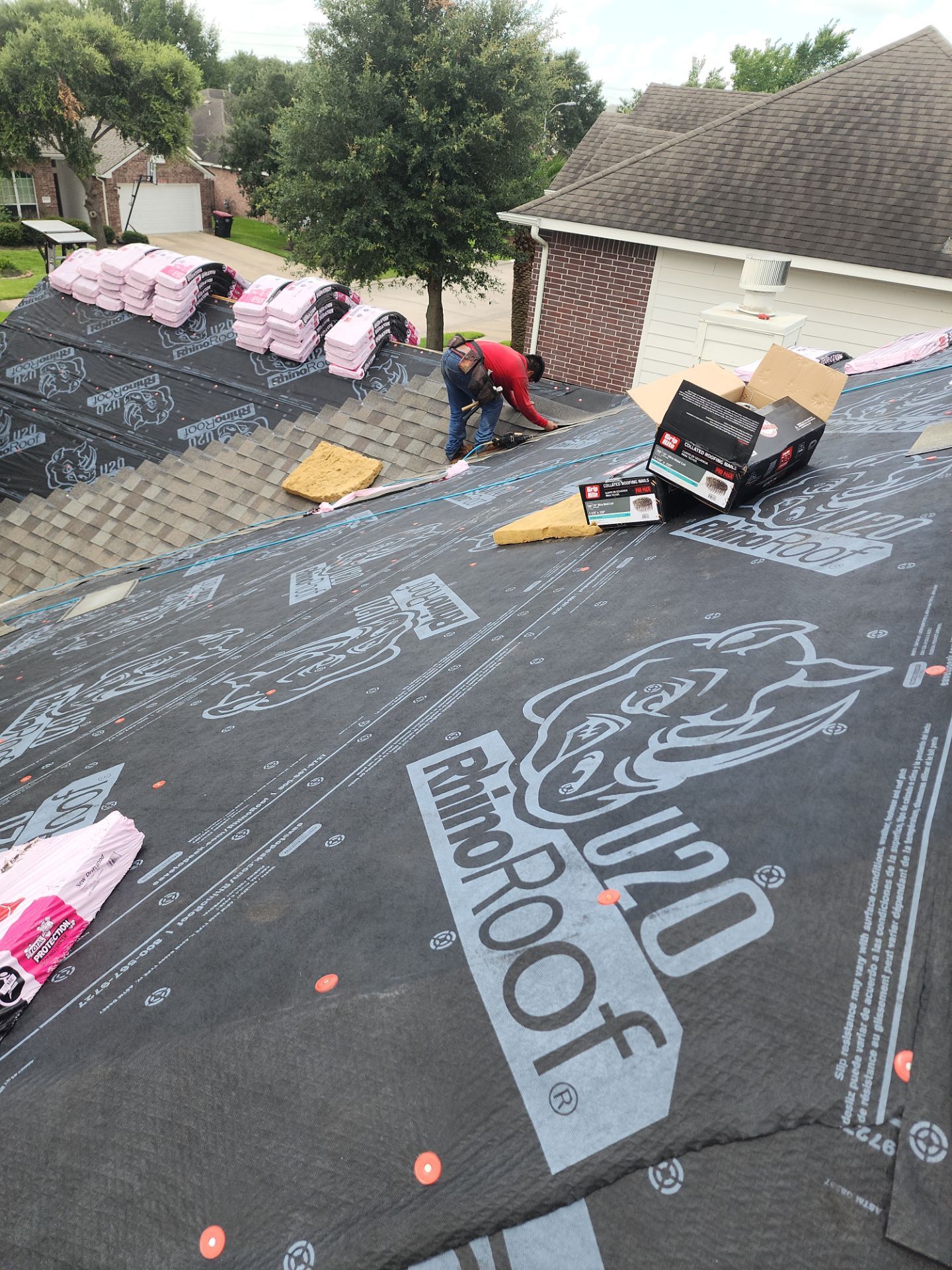 Residential Roofing Repair using Owen's Corning Duration (Lifetime) Shingles by Roof Repair Services LLC