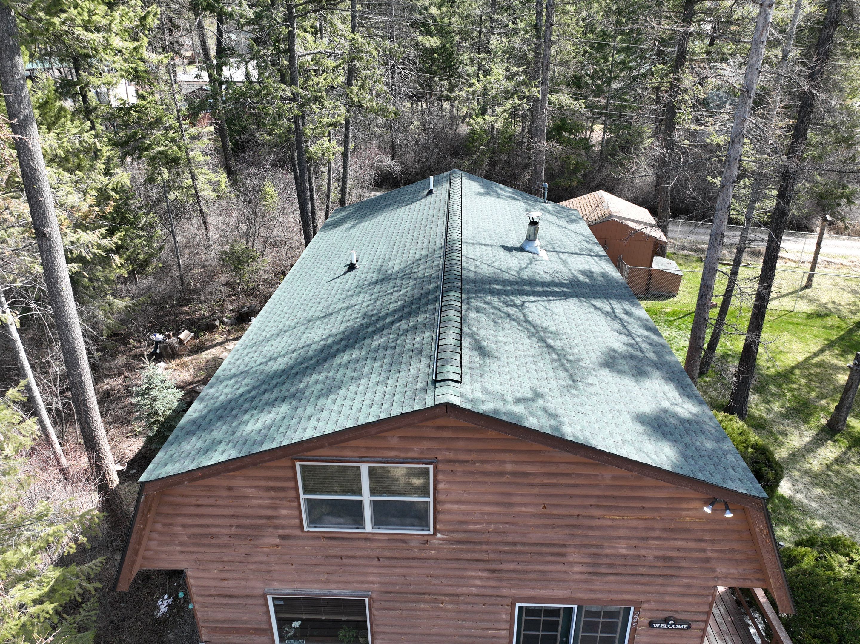 GAF Timberline HDZ - Hunter Green by Montana Roofing Solutions
