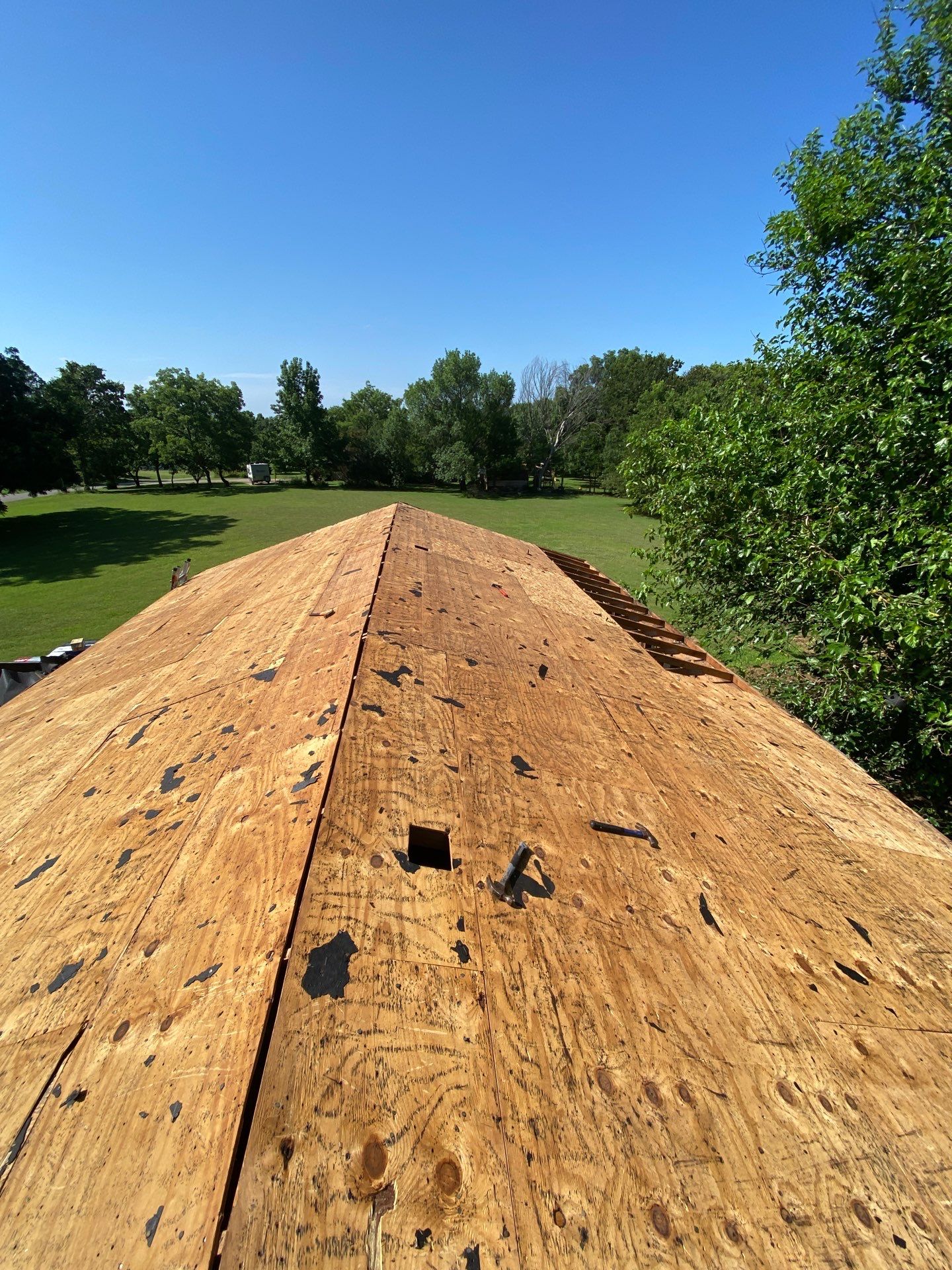 Storm Damage Restoration and Complete Roof Replacement in Pauls Valley by BANA Roofing and Solar Supply
