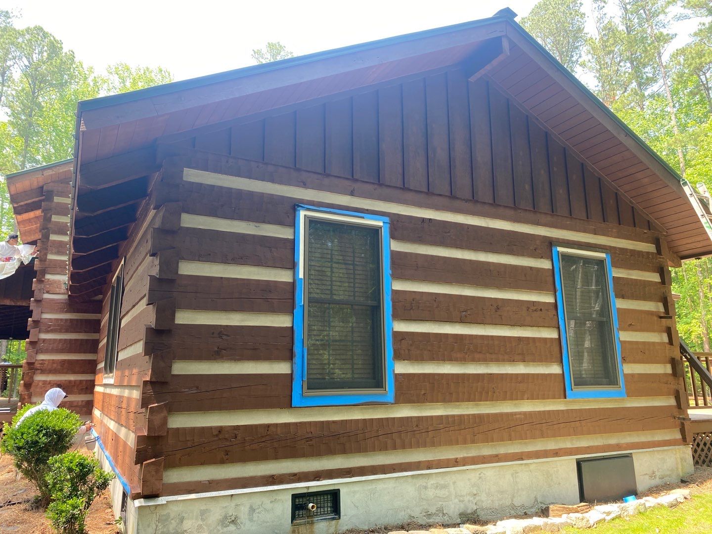 Chesapeake Log Cabin by AKK Painting LLC