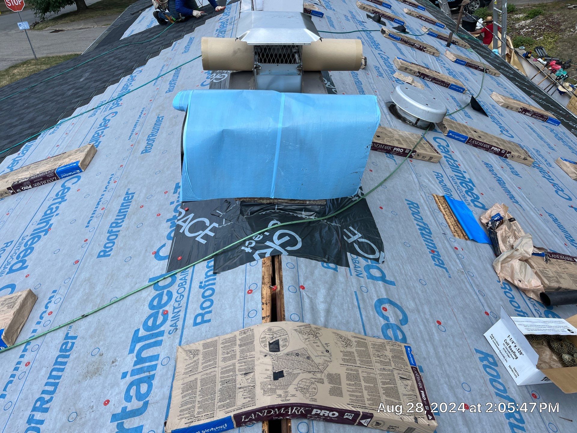 Residential Roofing Installation using Certainteed Landmark Pro Shingles by Fahey Roofing + Contracting