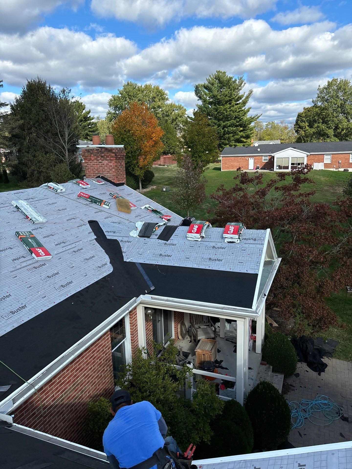 Residential Roofing Installation using Timberline UHDZ Shingles - Pewter Gray by RoofX 