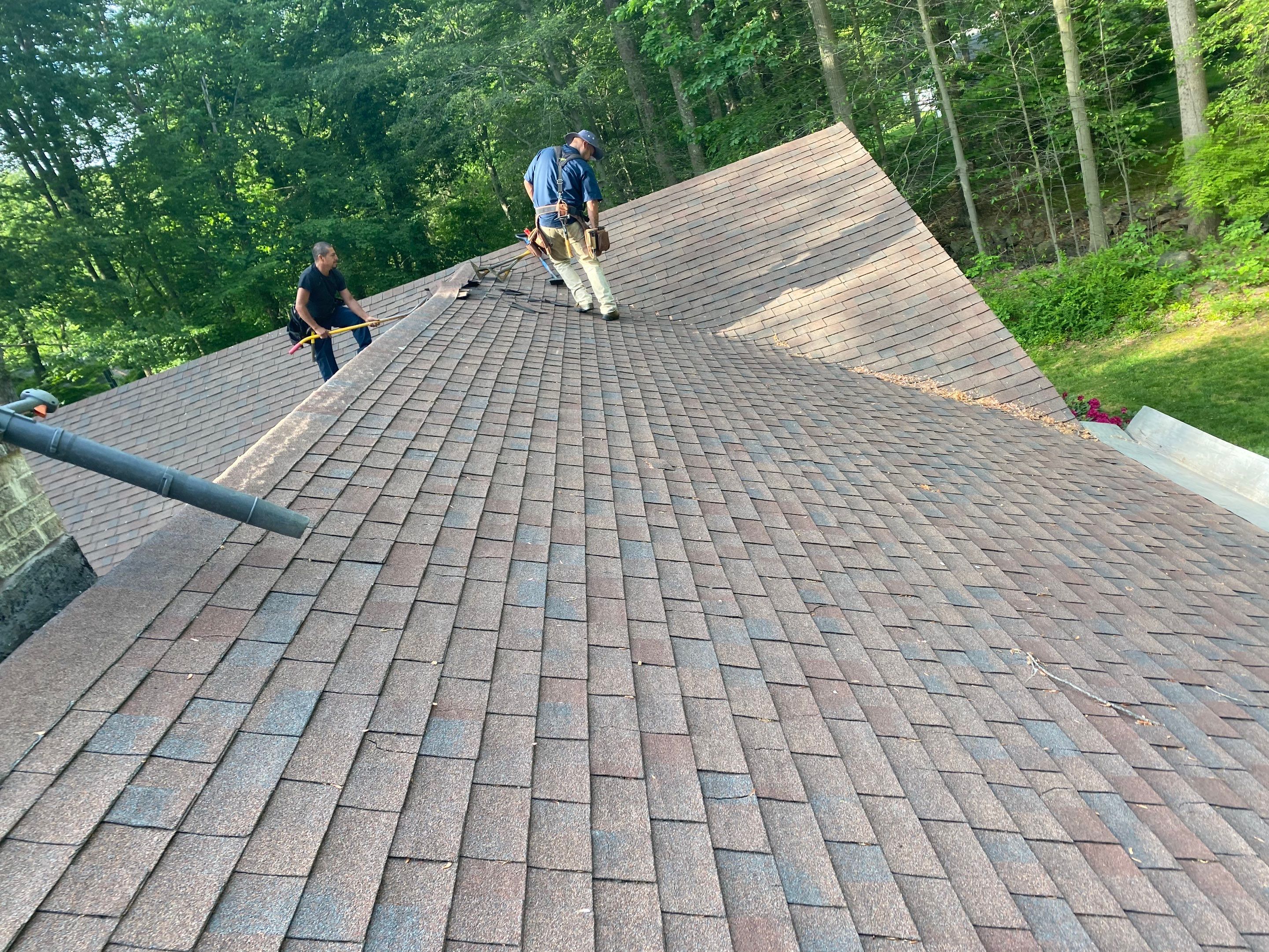 Commercial Roofing Installation using Owens Corning Duration Driftwood by A Plus Exterior