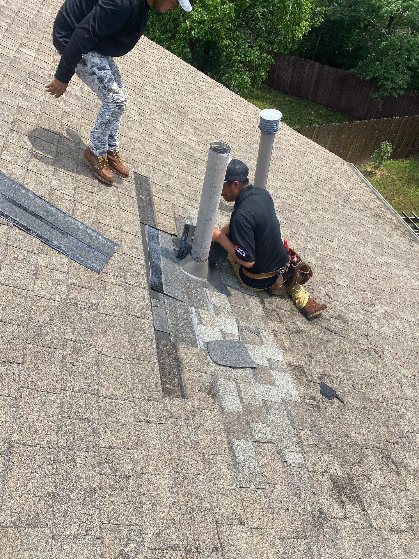 Hail Damage using Owen's Corning Duration (Lifetime) Shingles by Roof Repair Company