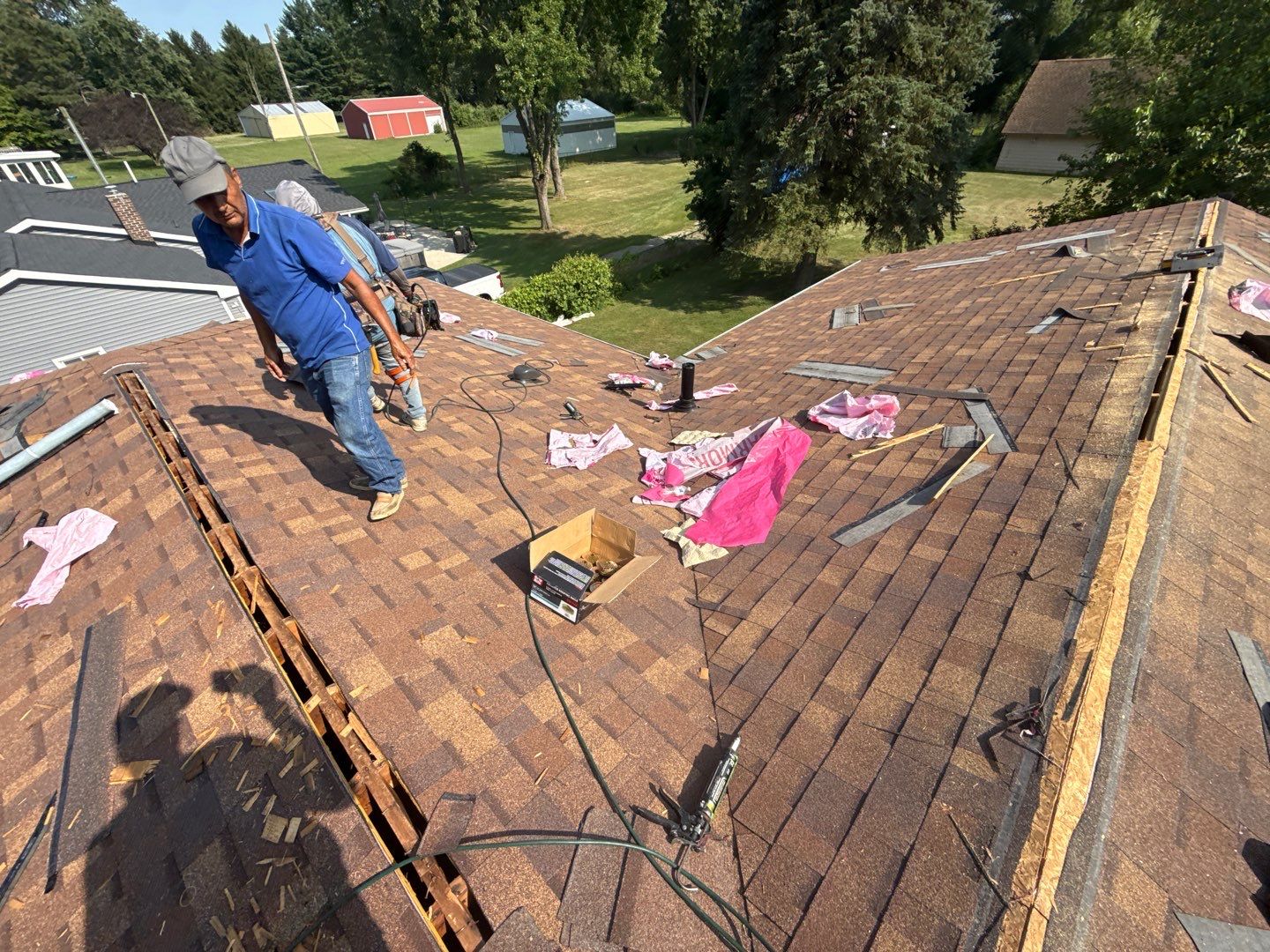 Roof Replacement using Owens Corning Tru Definitions by 180 Contractors