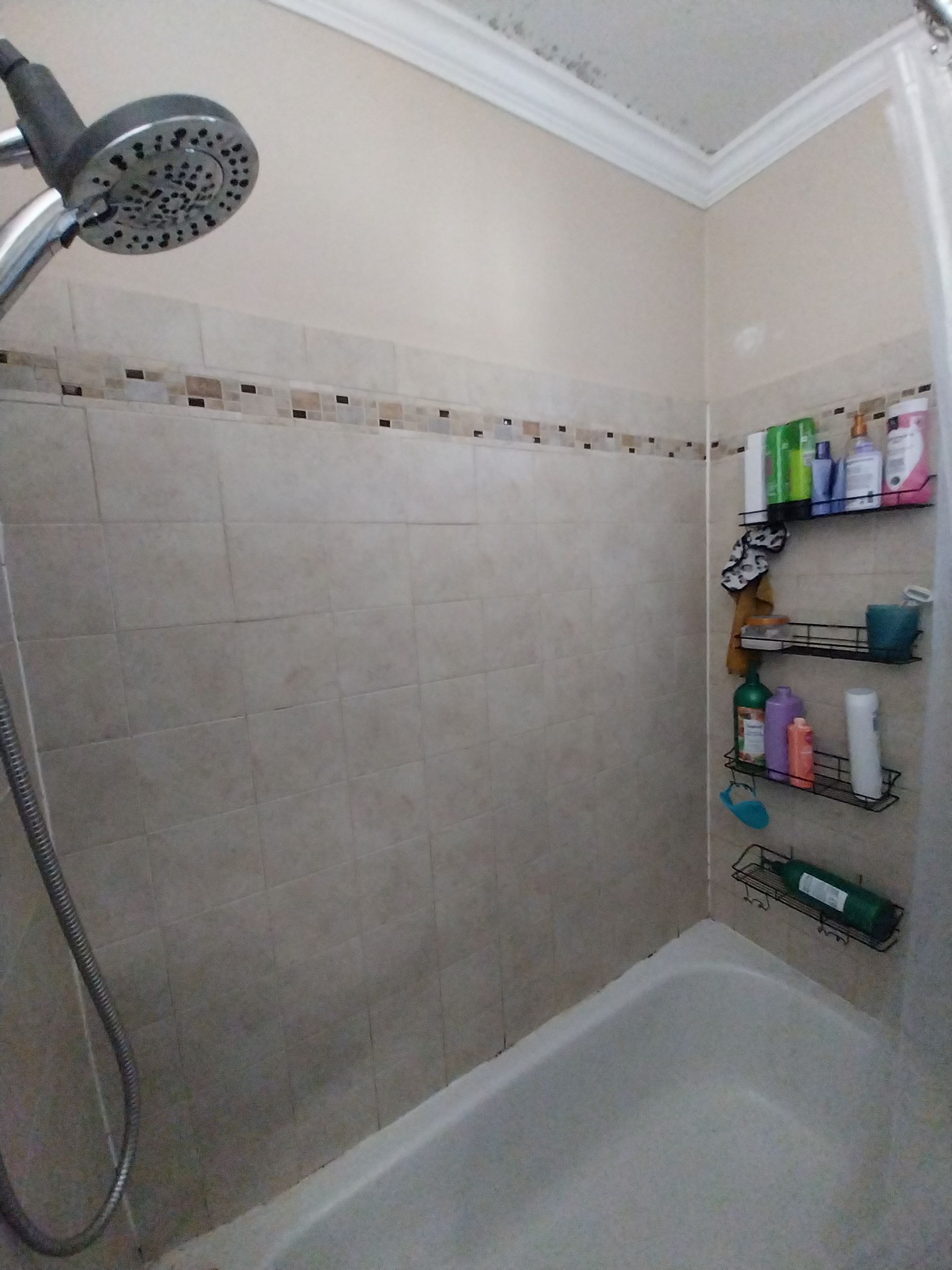 Bathroom Remodel using Sherwin Williams Premium ceiling paint by Laser Focused Solutions LLC