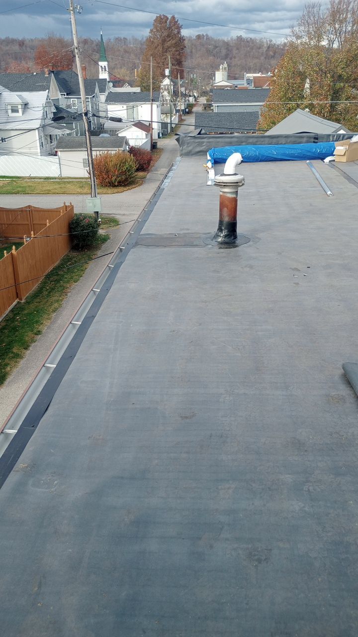 Commercial Roofing Installation using Performance Shingles by Mr. Roofer