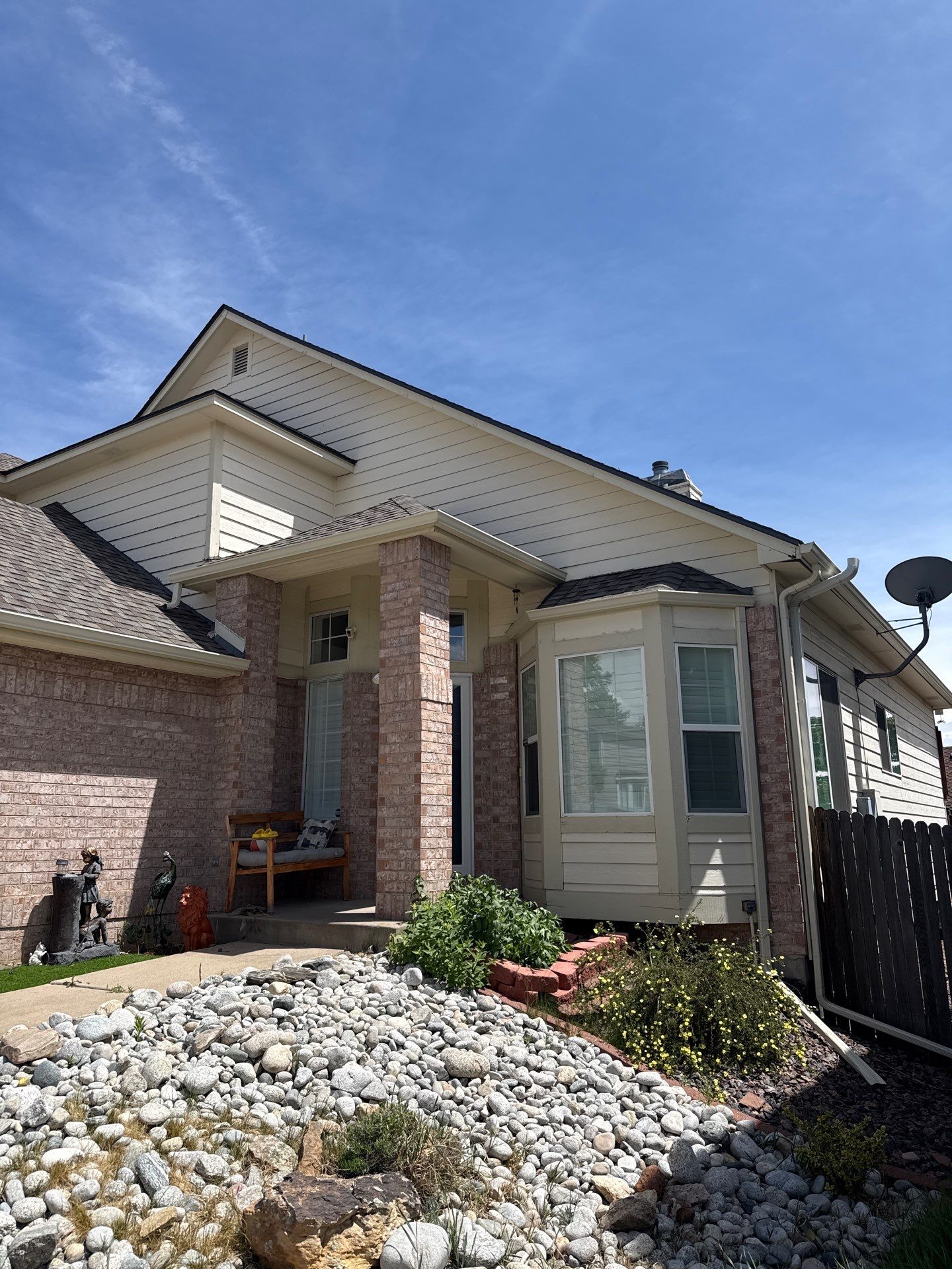 Upgrade your siding today! Watch this home transform as we work by 1st choice windows and siding