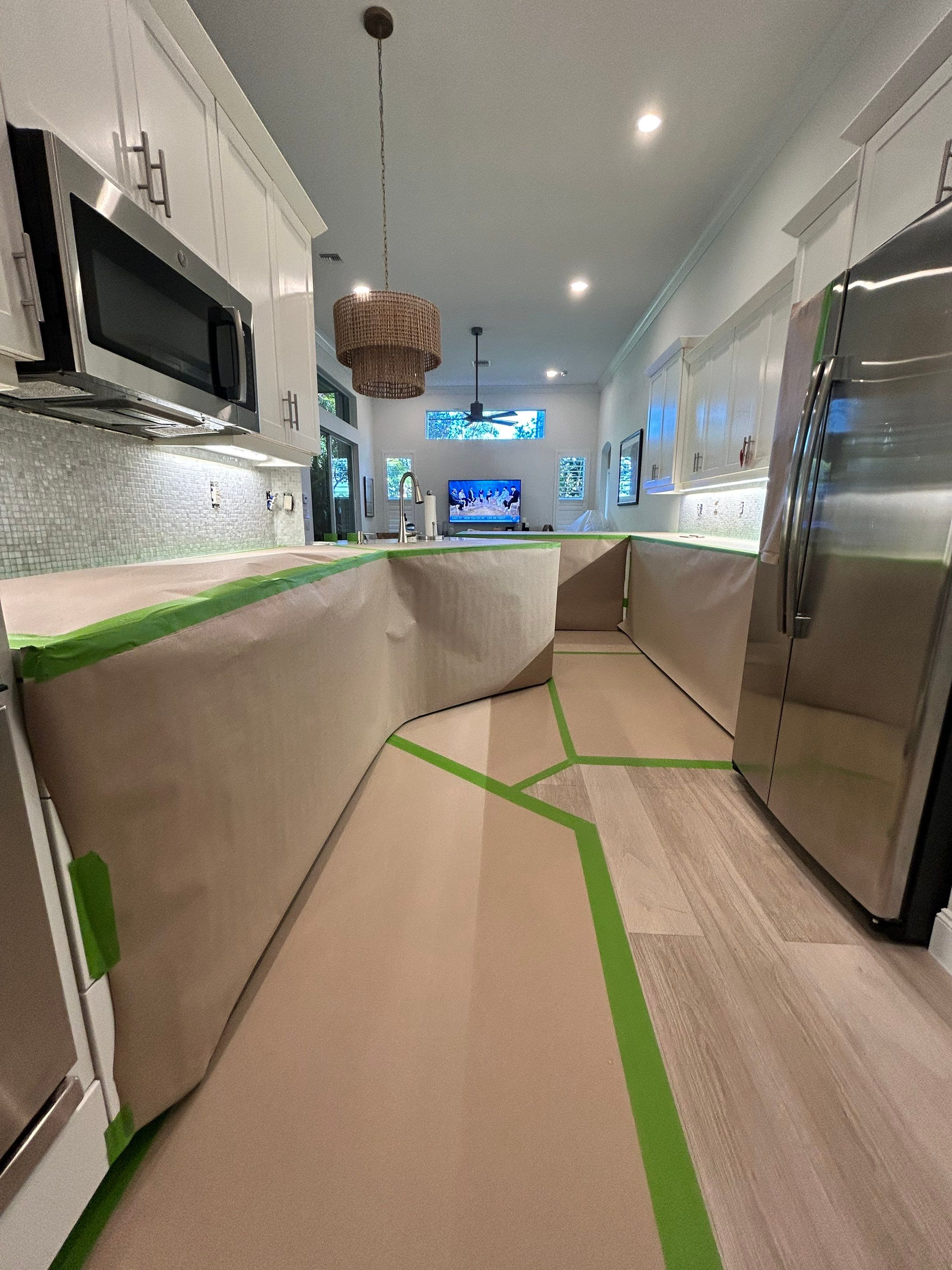 Kitchen Backsplash - Delray Beach by Hevi Tile