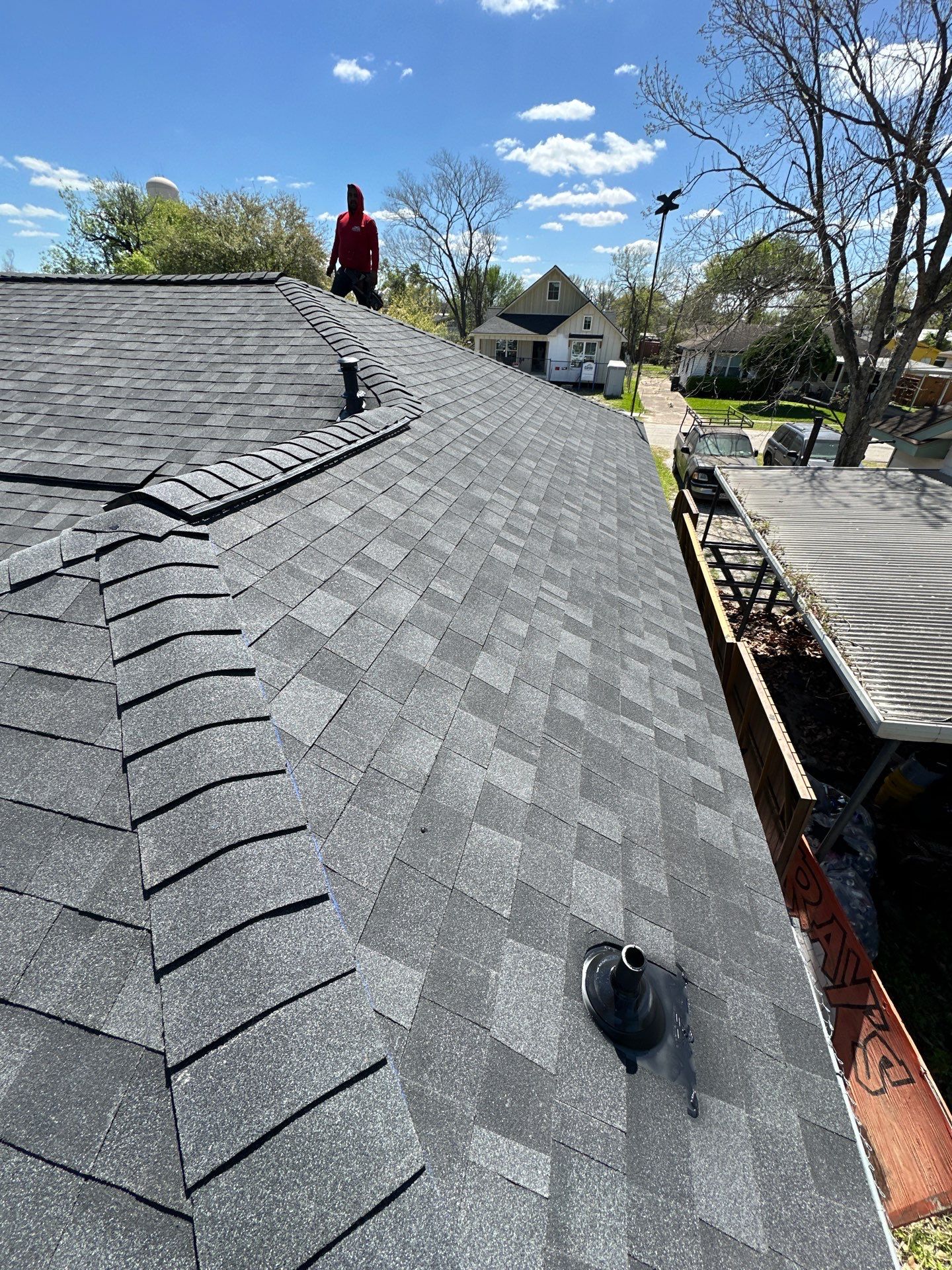 Project in Houston by Motion Roofing