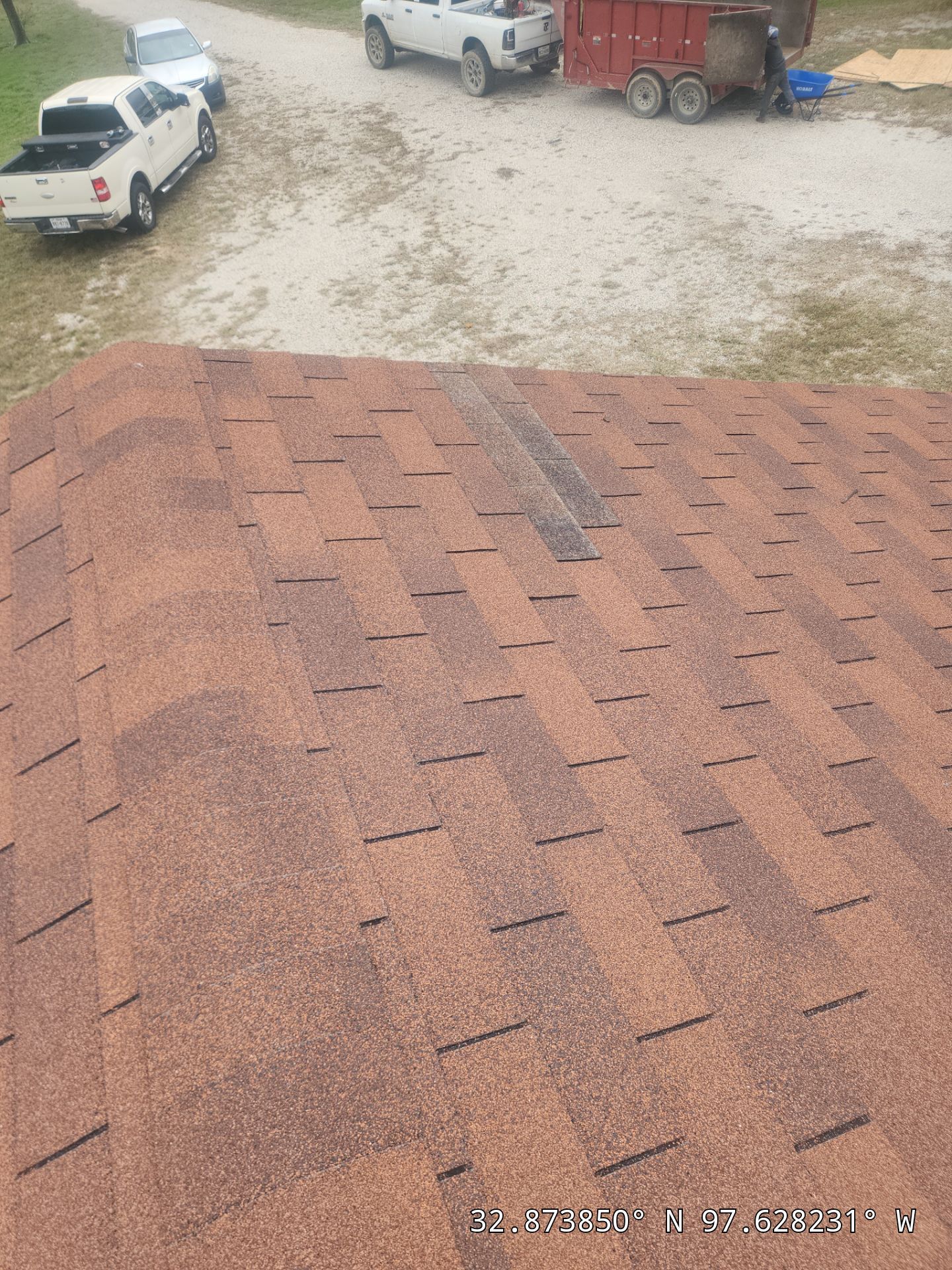 Project in Weatherford by Lonestar Roofing and Restoration LLC.