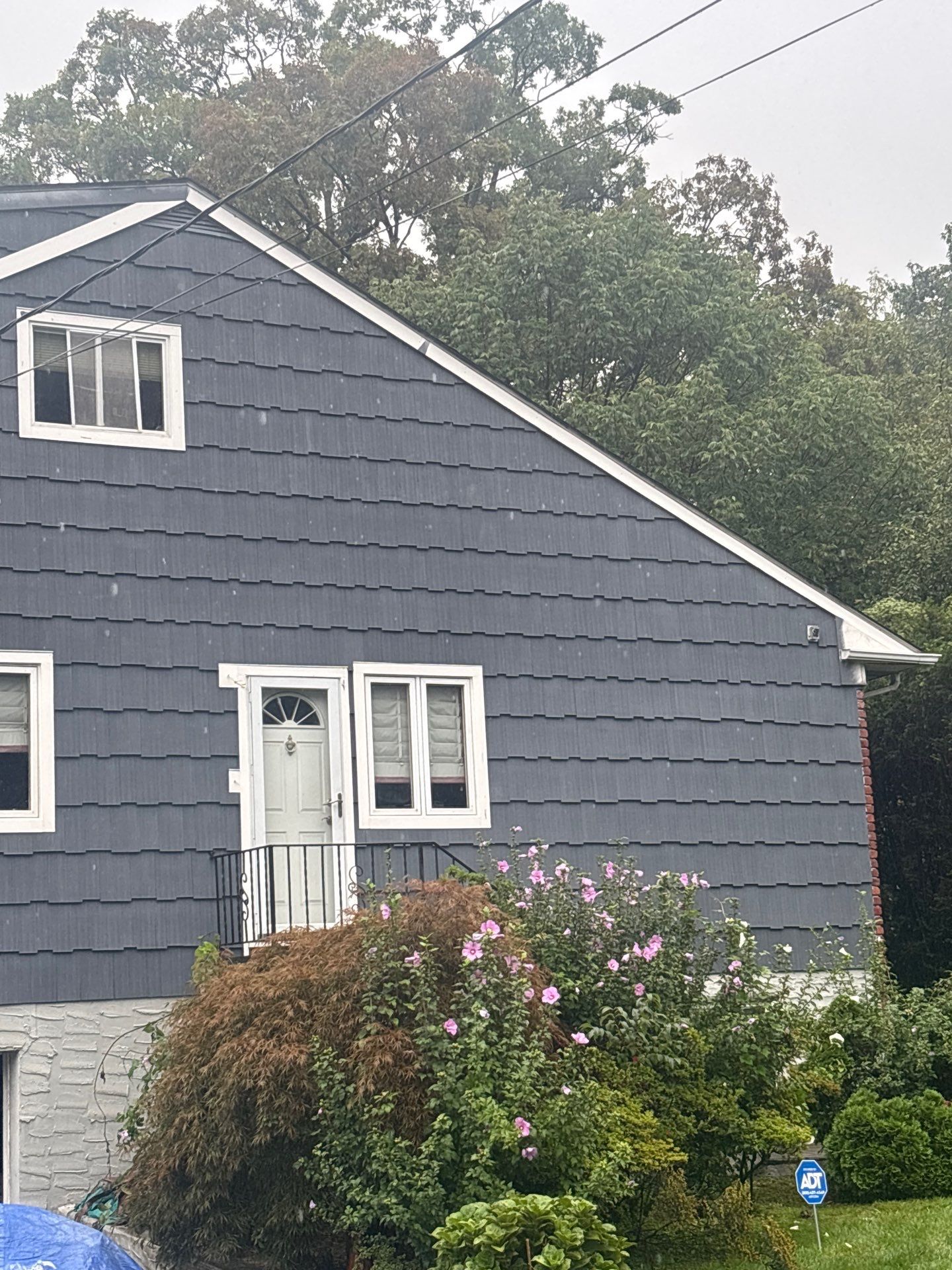 James Hardie Slate Blue Shake in Larchmont, NY by Ideal Siding - Westchester