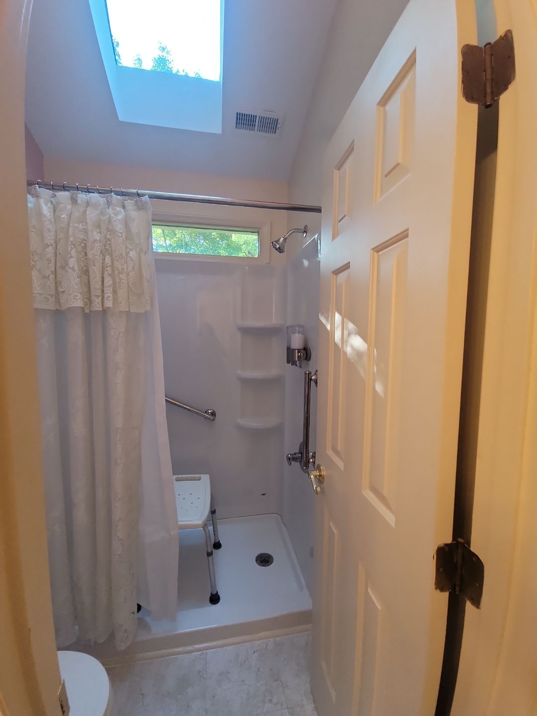 Cary Tub-to-Shower Conversion – Safe, Accessible, and Beautiful by Elite Remodeling and Design LLC
