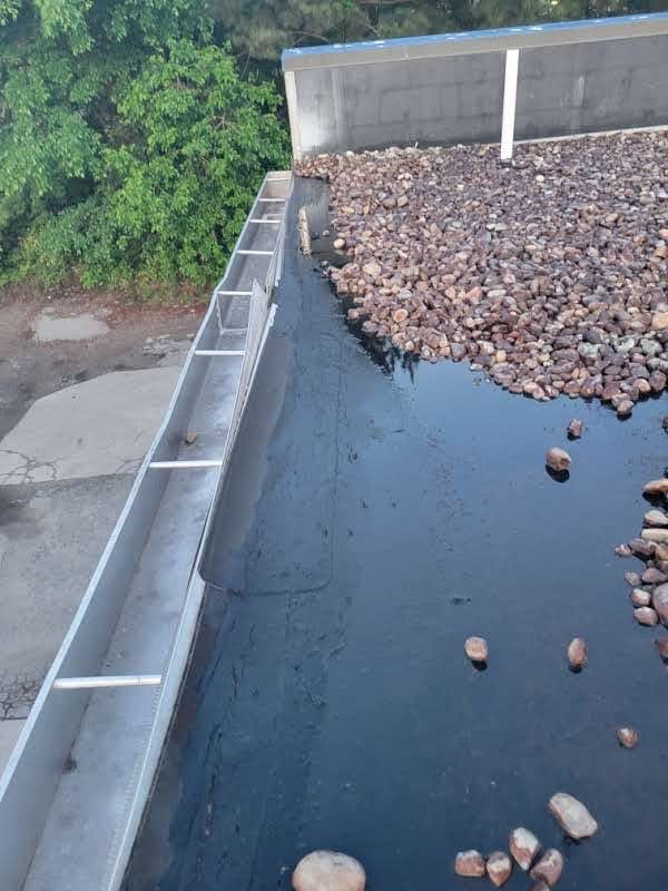 Commercial Roofing Repair using Custom Patch & Hand Weld by Carolina Trophy Roofs