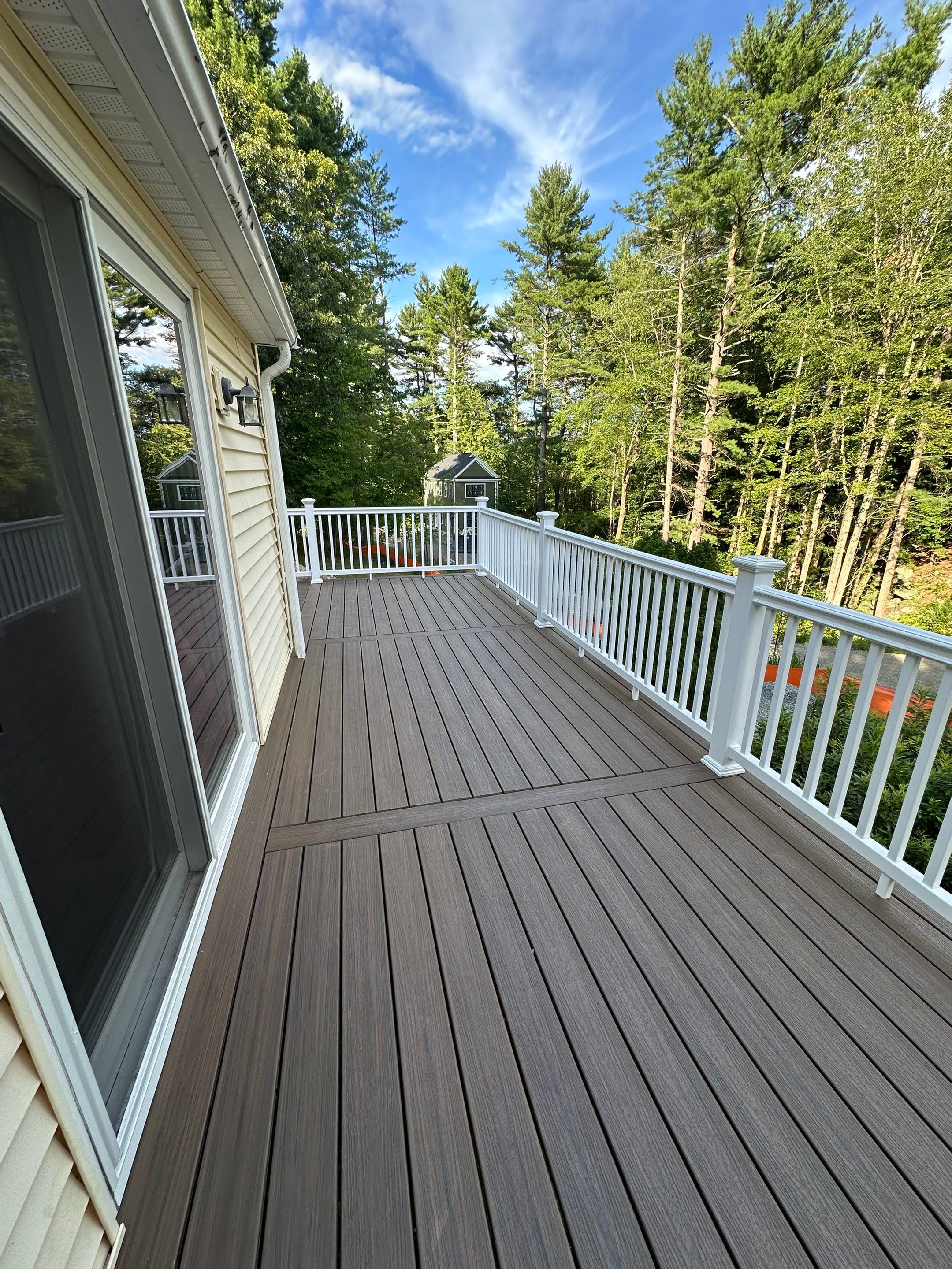 New Deck buit in Medfield MA by UBrothers Construction