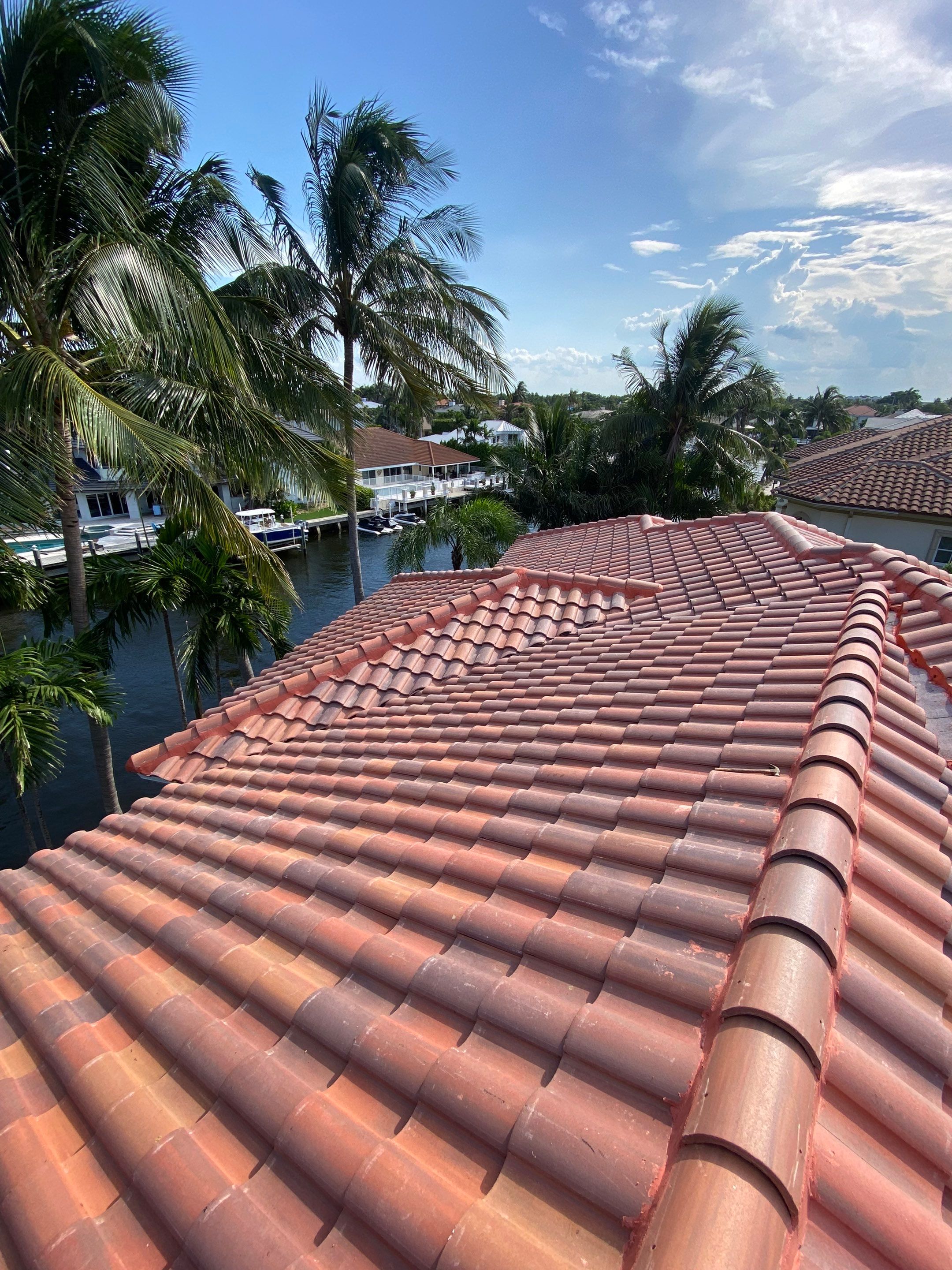 Residential Roofing Installation using Eagle Roofing Tile by BLUES BROTHERS ROOFING