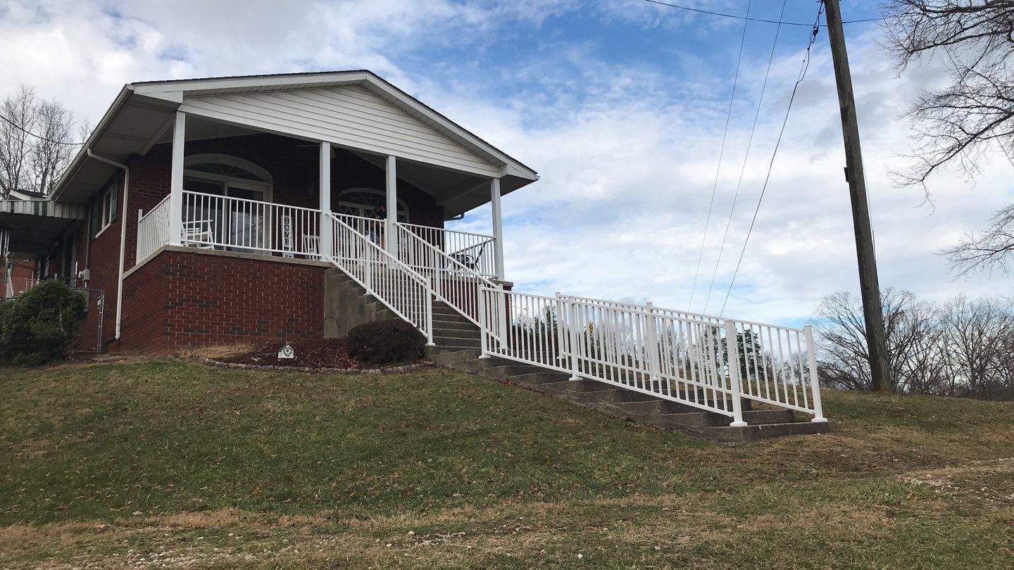 Porch Update using Westbury Aluminum Railing by Secure Construction Company Inc