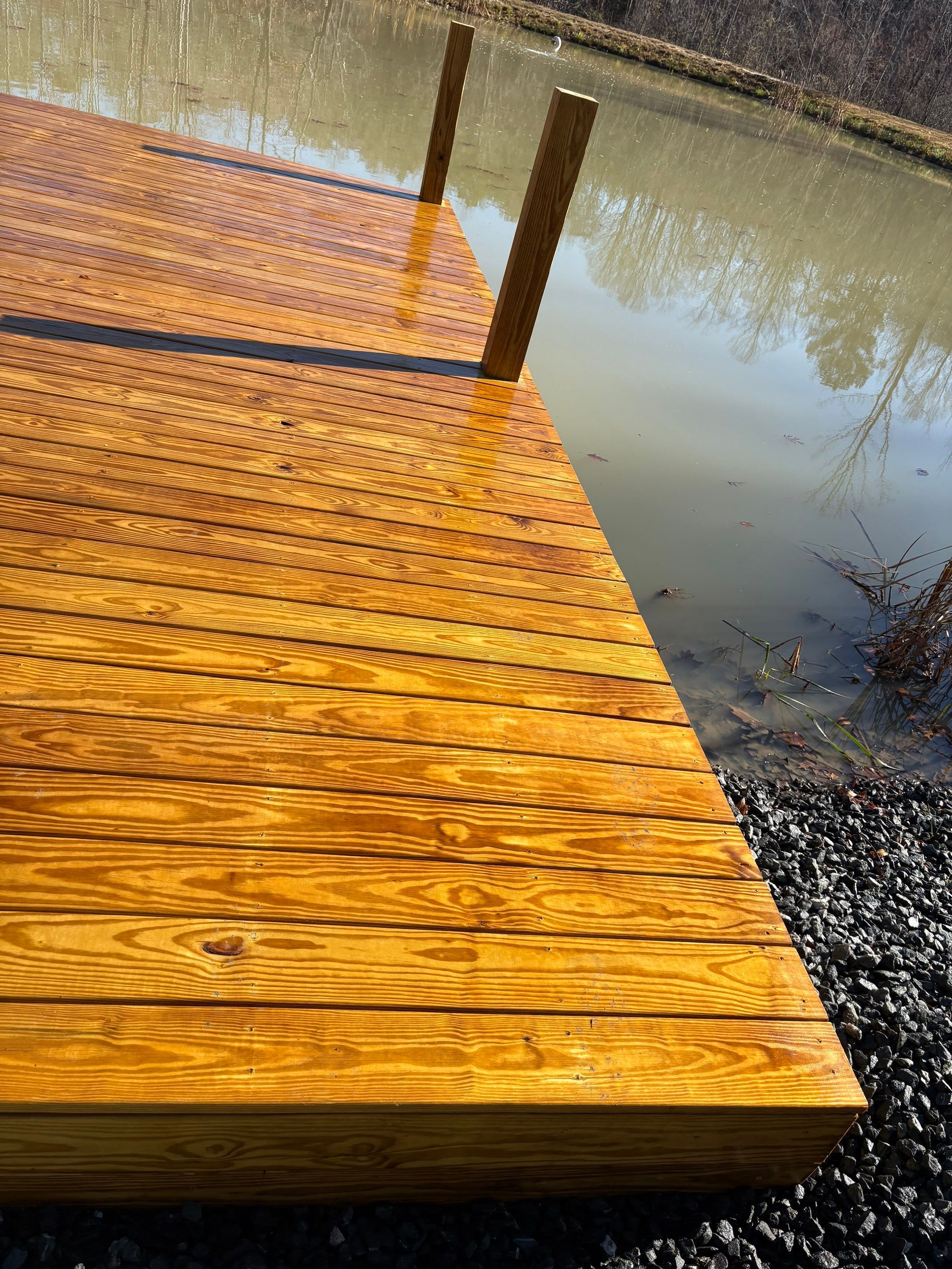 Wood Dock using Wood Sealant by DuraSeal