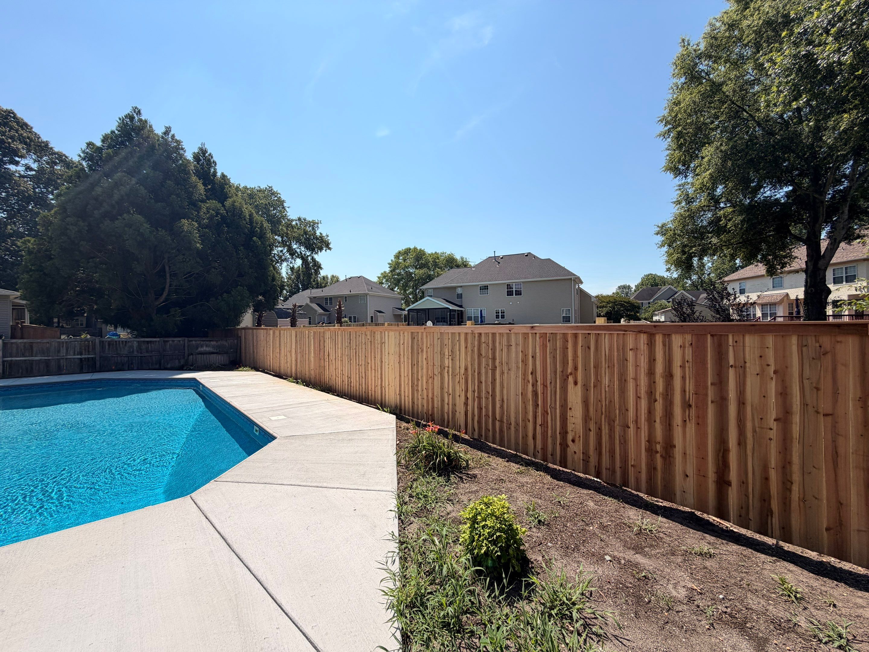 Custom Craftsmanship, Freshly Installed. by Tidewater Fence