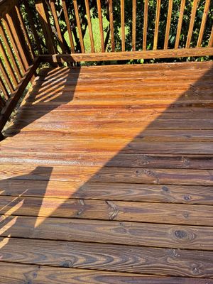 Deck using Wood Sealant