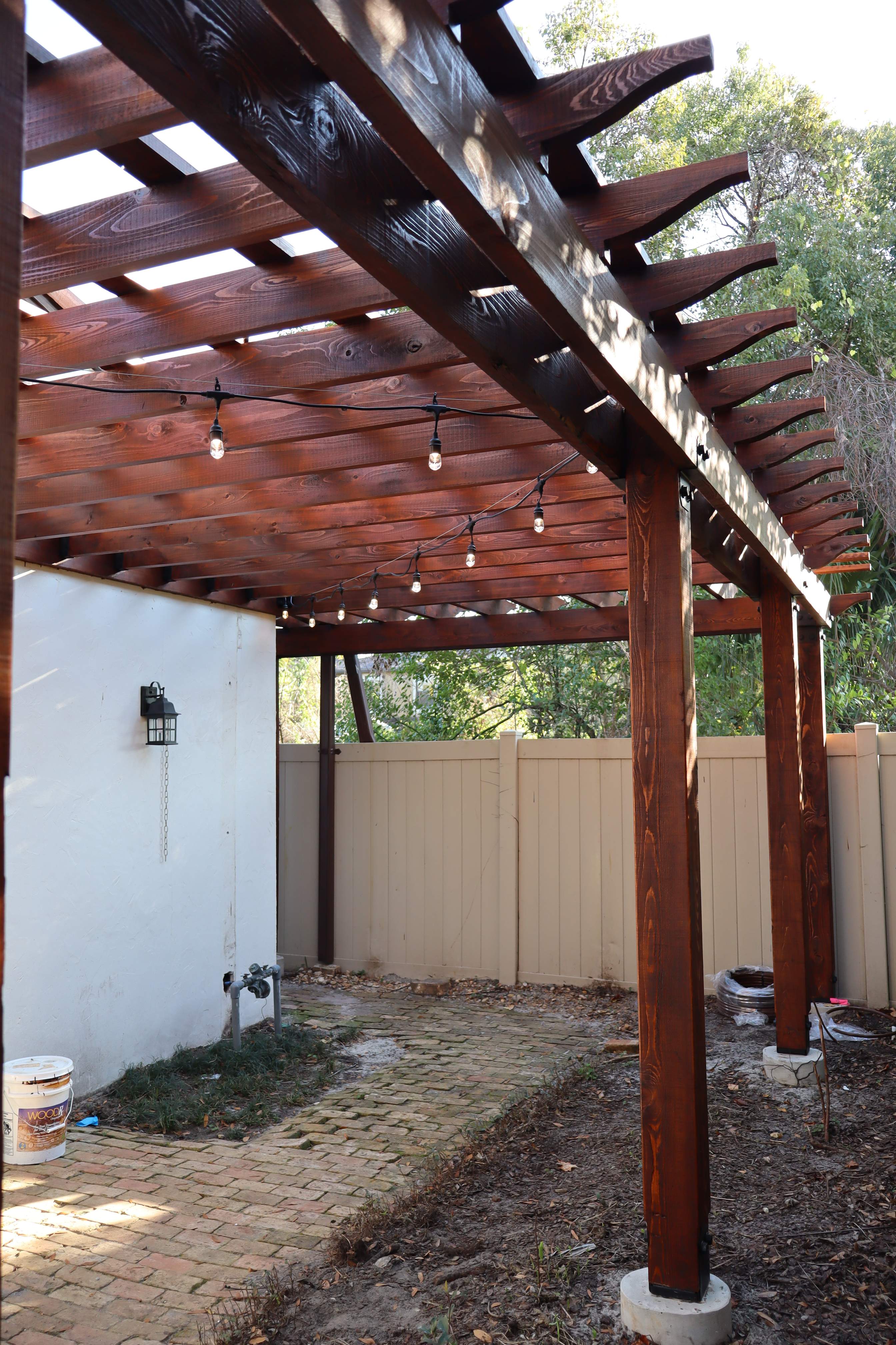 Attach Cypress pergola by Orlando pergolas