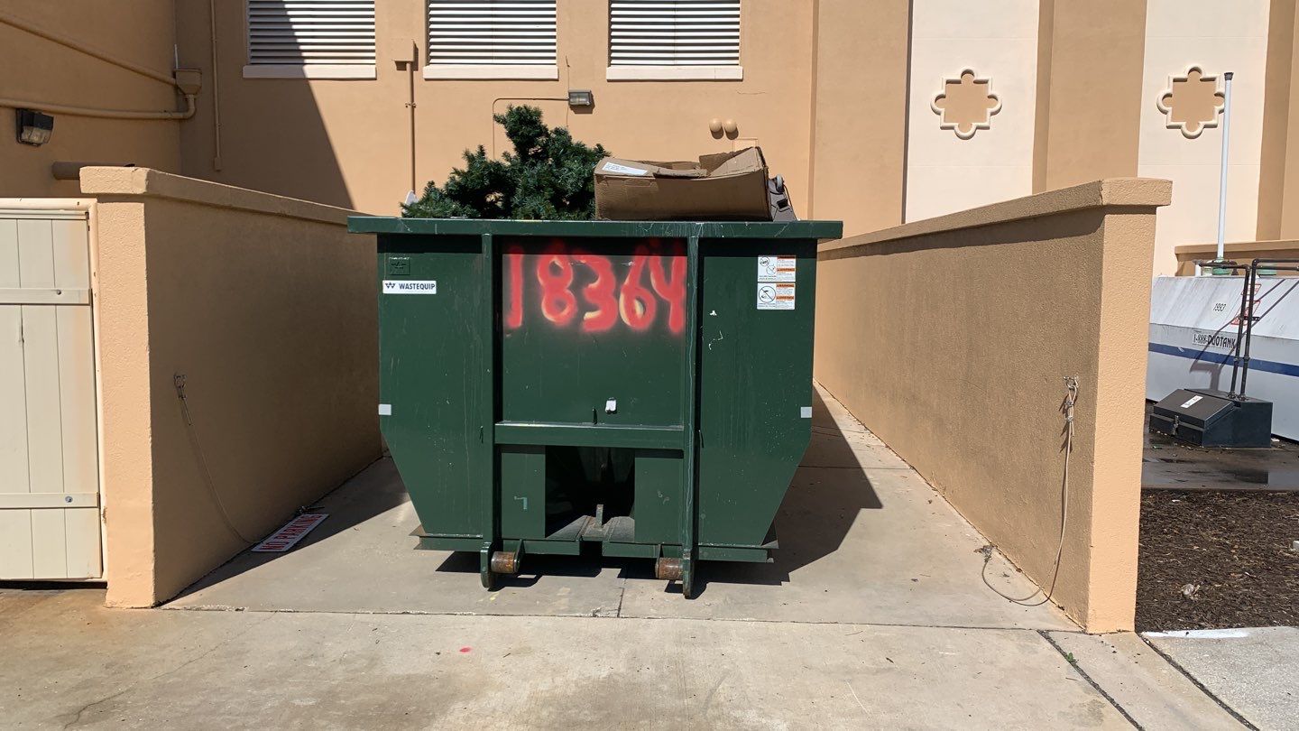 Dumpster Enclosure install in City of Bradenton by Asap fence and gates, LLC