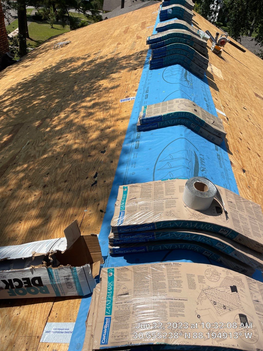 Residential Roofing Installation using Roof Replacement by American Roofing & Construction LLC