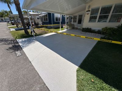 Riverview, FL Driveway Concrete Coating