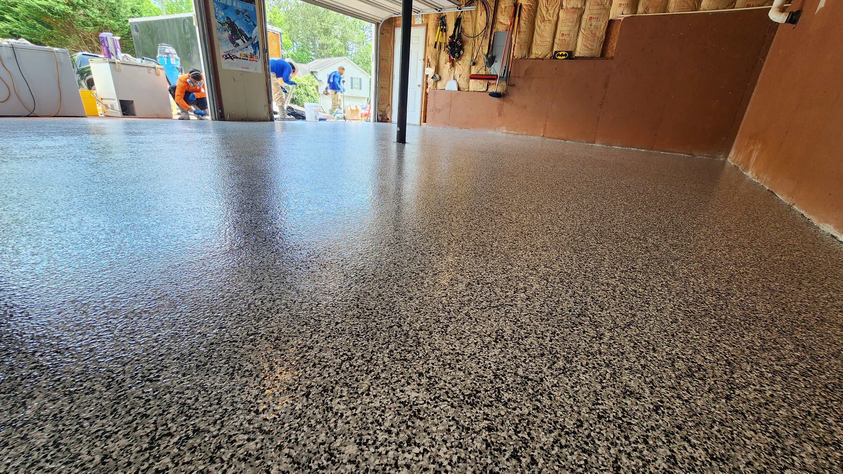 Garaga transformation with Domino flakes by Opus Renovations 