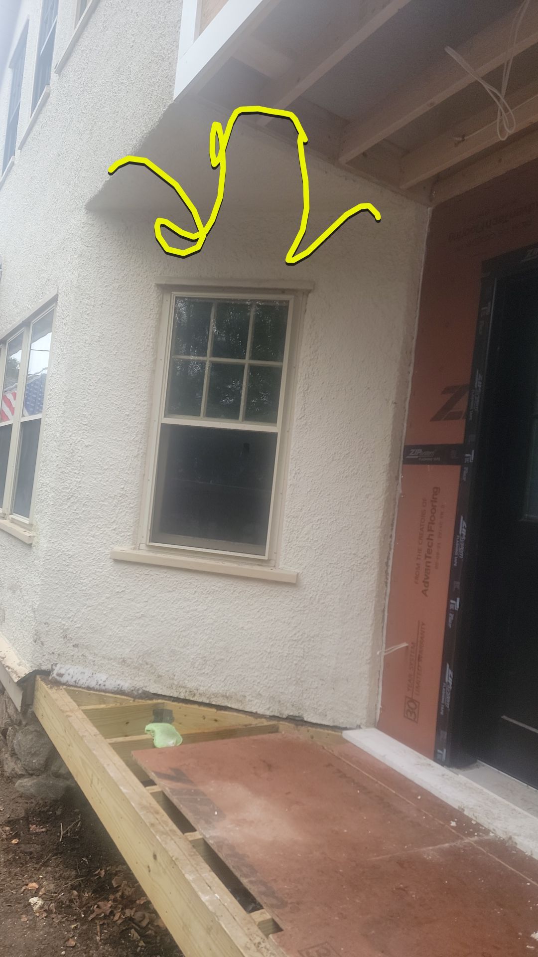 In progress: Exterior renovation in Wellesley MA by UBrothers Construction