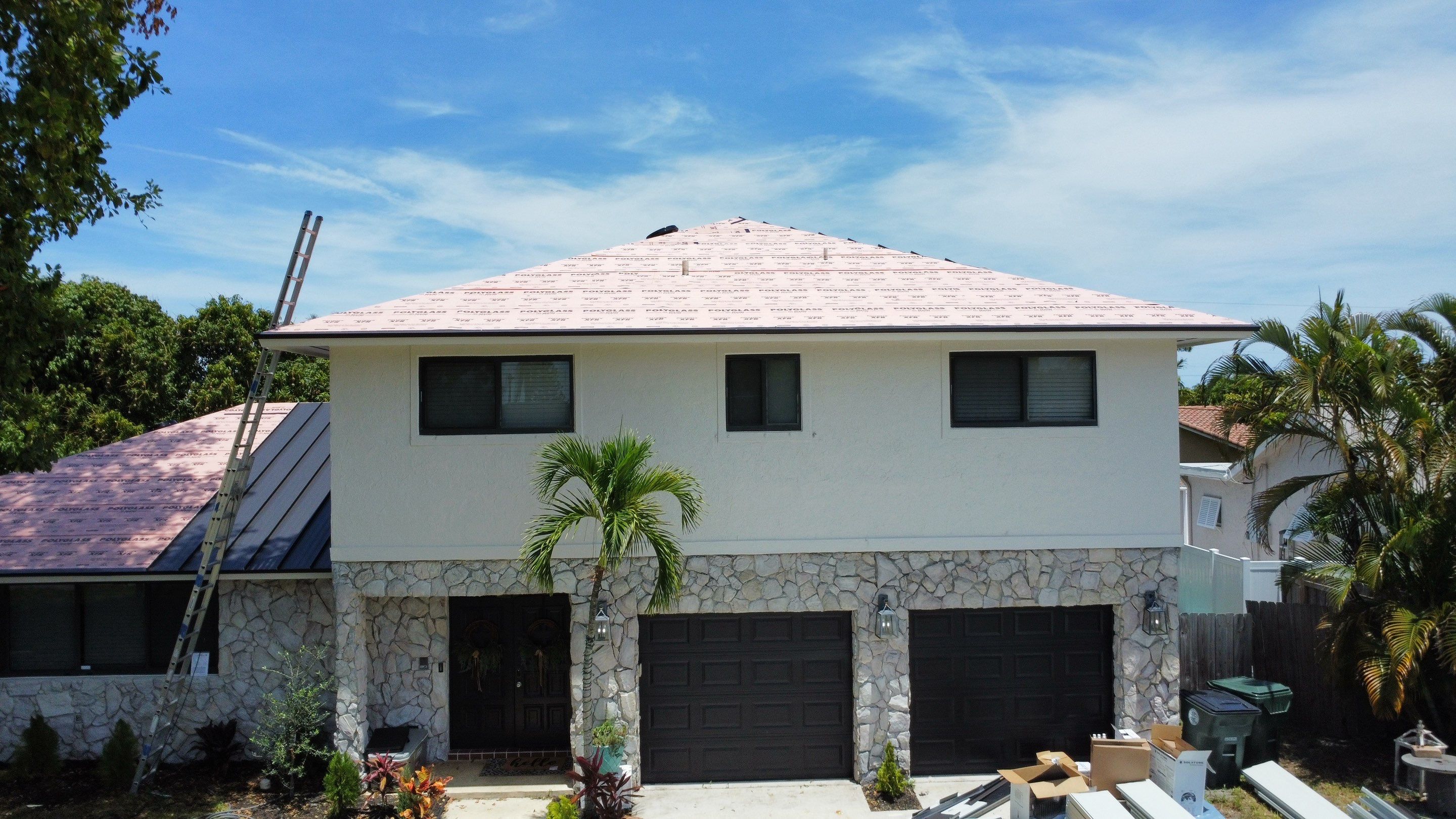 Residential Roofing Installation using 1.5'' Mechanical Seam by BLUES BROTHERS ROOFING