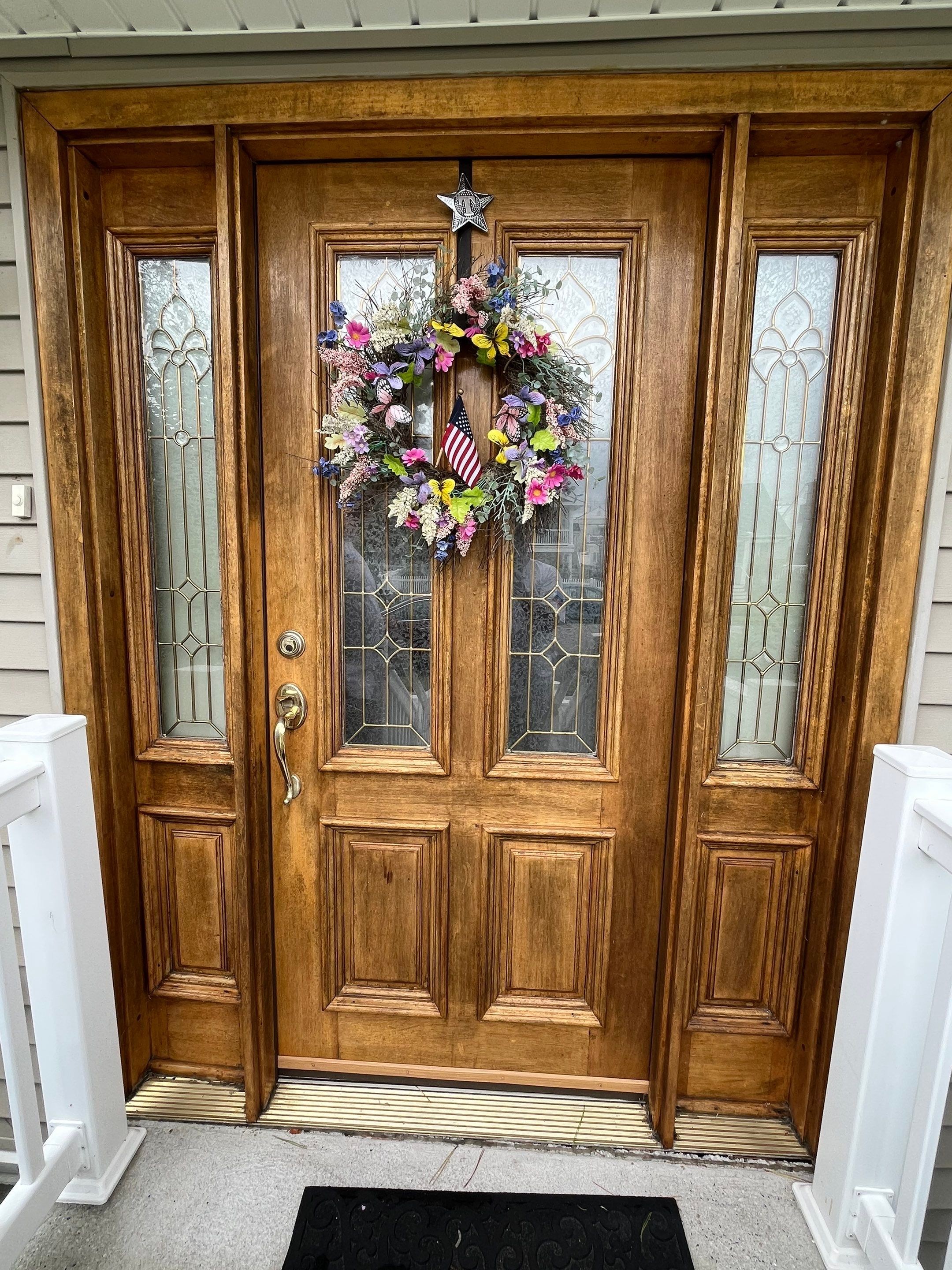 Front Door Varnishing by FreshCoat Works LLC