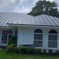 24ga 1.5" Mechanical Seam Matte Black by Total Roofing System The Metal Roof Experts