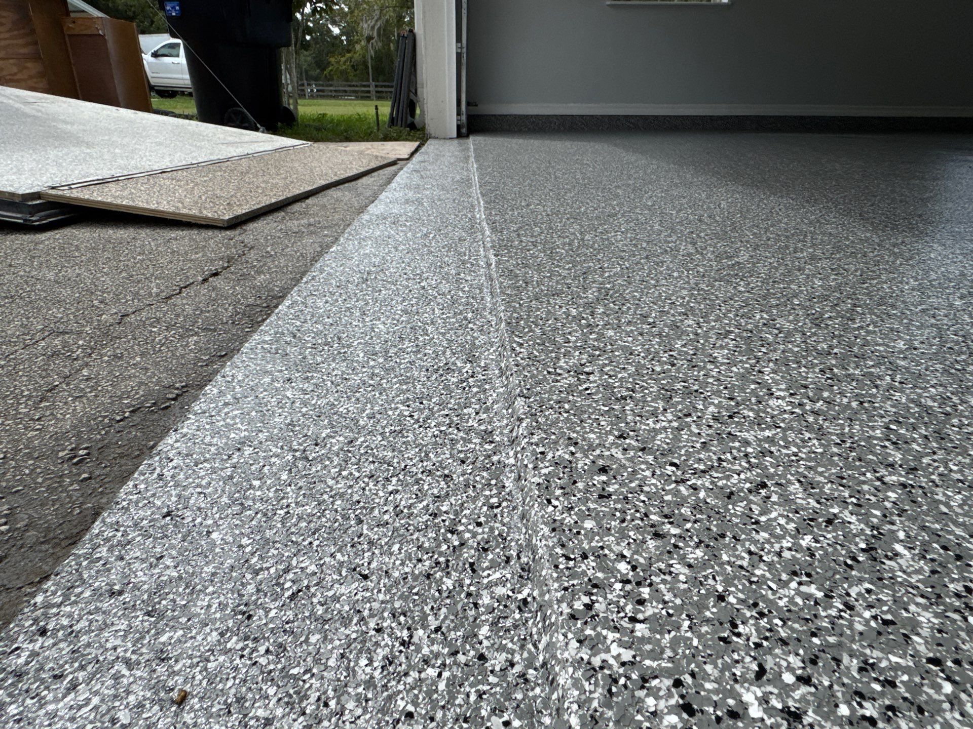 Garage Project in Alachua, FL in Smoke by Cross Creek Concrete Coatings