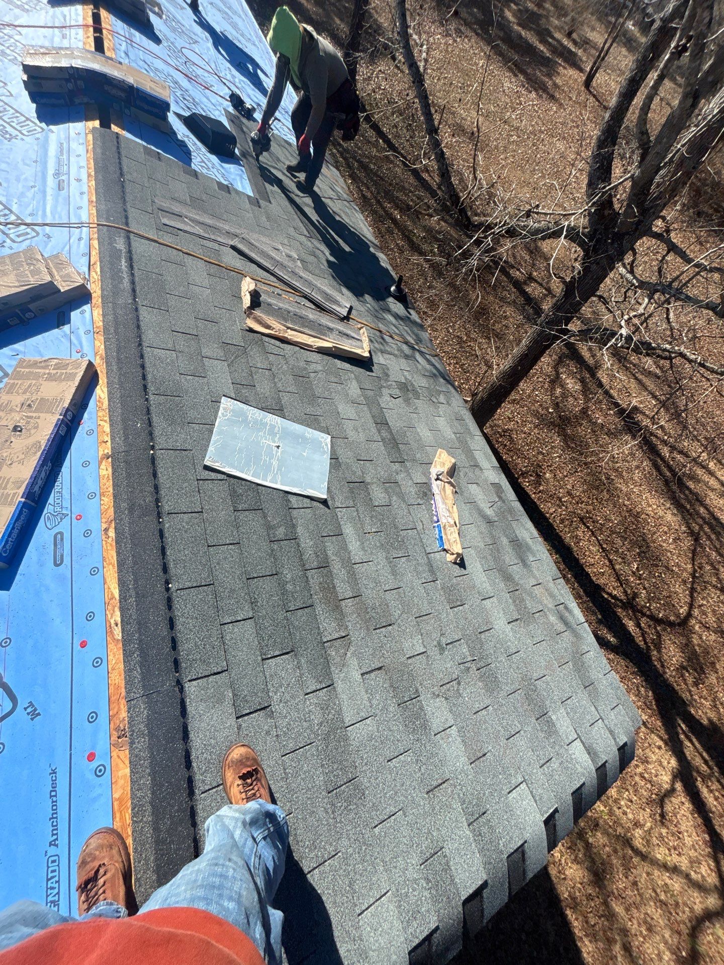 Roof Replacement in Waterloo, SC | New CertainTeed XT 25 Nickel Gray Shingles by Roofers LLC
