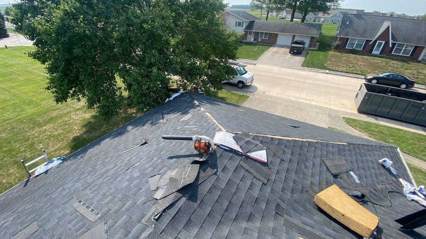 Residential Roofing Installation using GAF Timberline HDZ Charcoal by Nitro Roofing and Construction