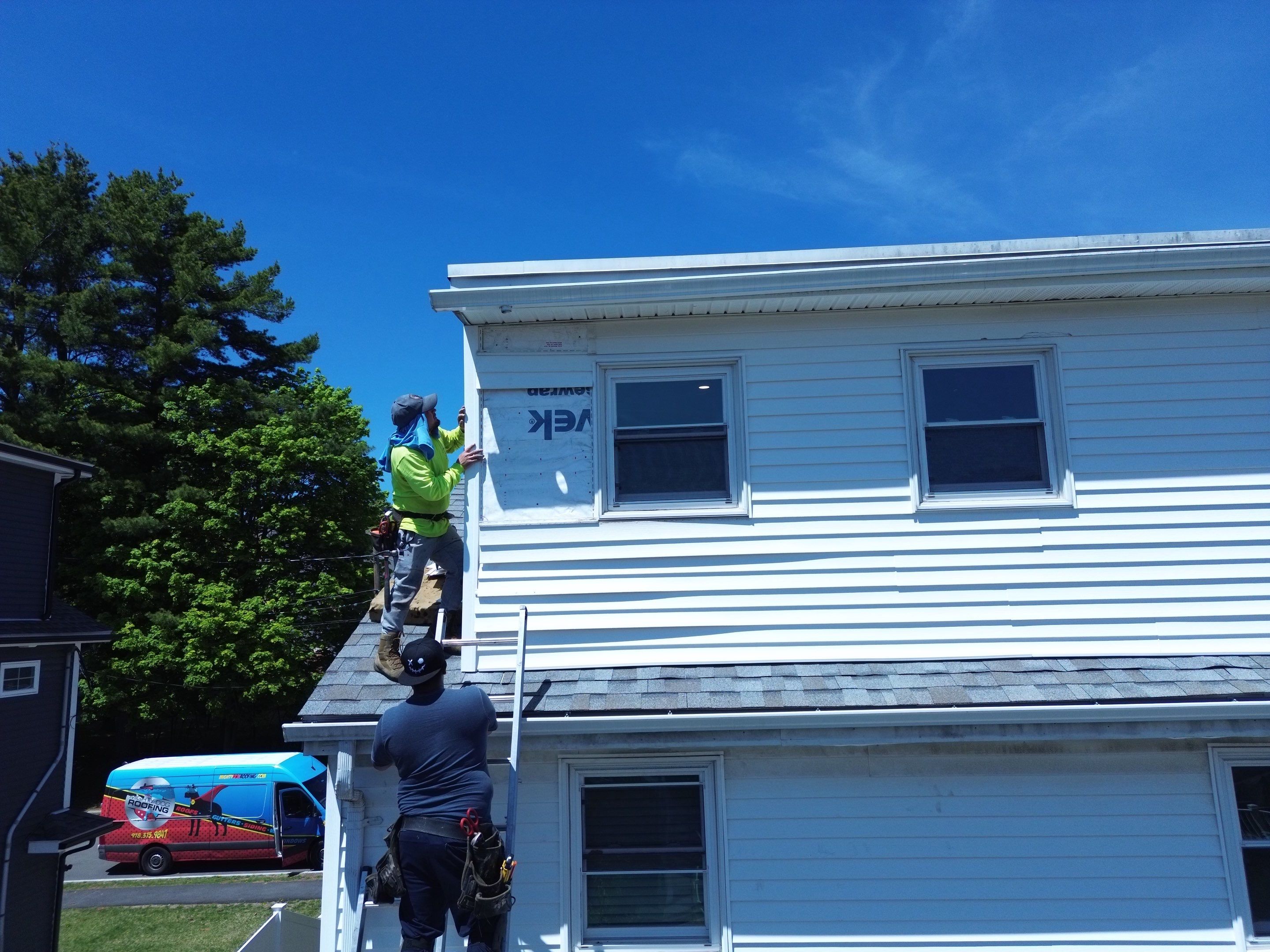Siding & Soffit Repair — Waltham, MA by Mighty Dog Roofing of Greater Middlesex County
