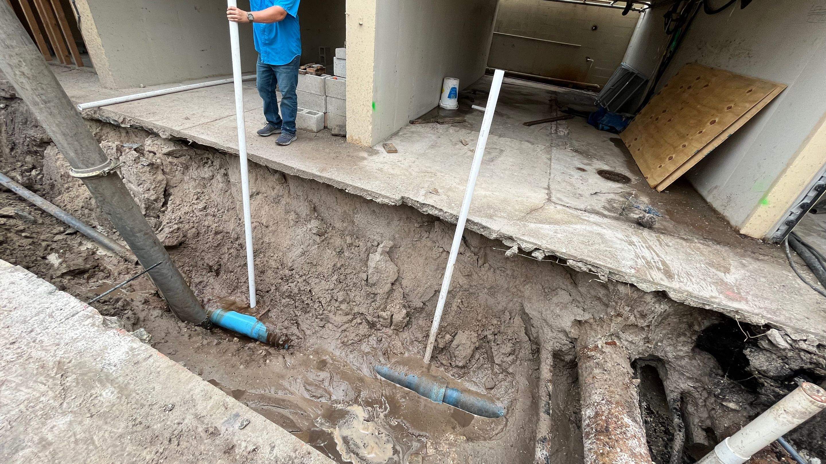 Ritz-Carlton NW Service Area Daylighting by Don Mar, Inc. Storm Water Solutions