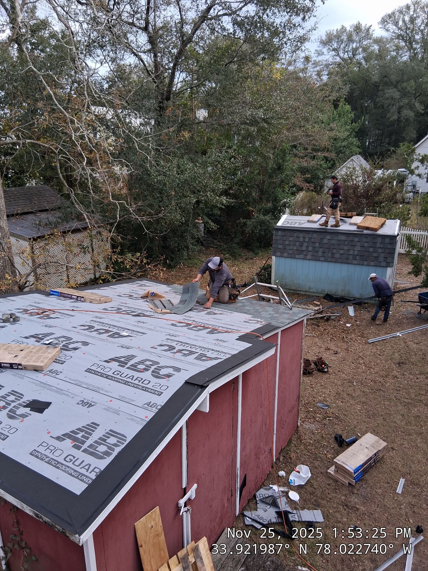 Roof Replacement + Shed Roof Southport NC by RGR Construction and Roofing, LLC